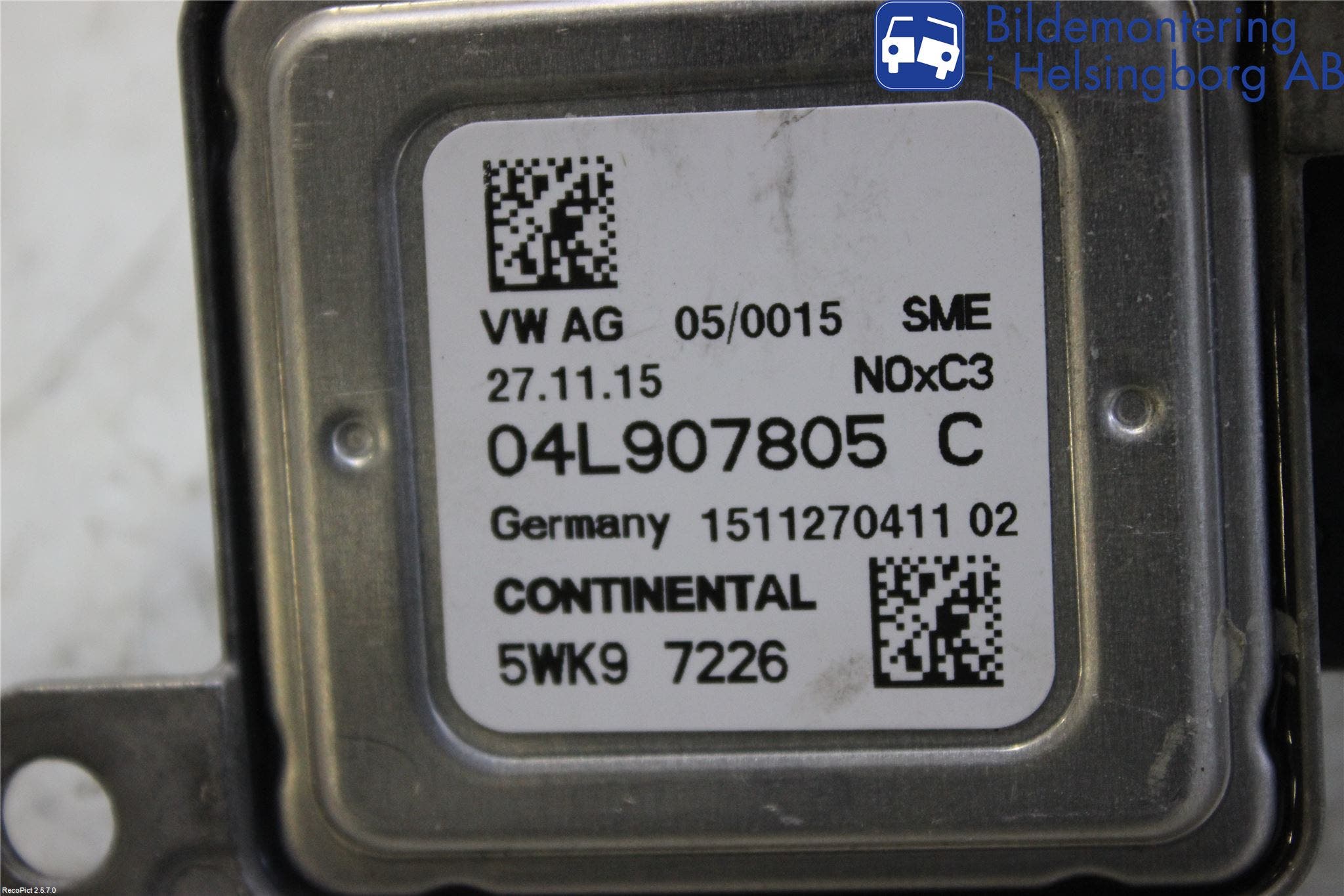 Volkswagen VW PASSAT 15-19 Injlambdasond