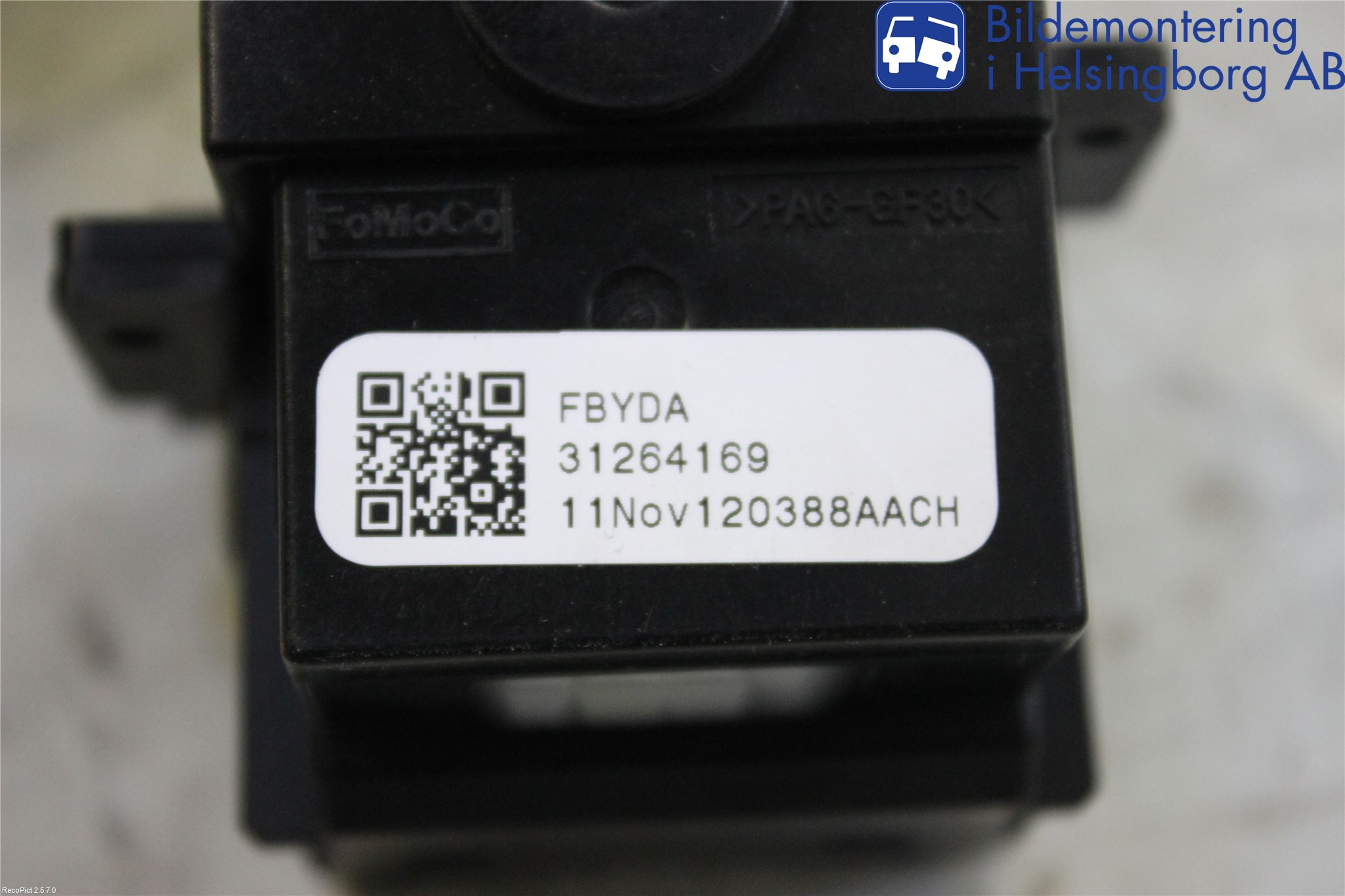 Volvo V70 08-13 Spak Torkar-Spolomk