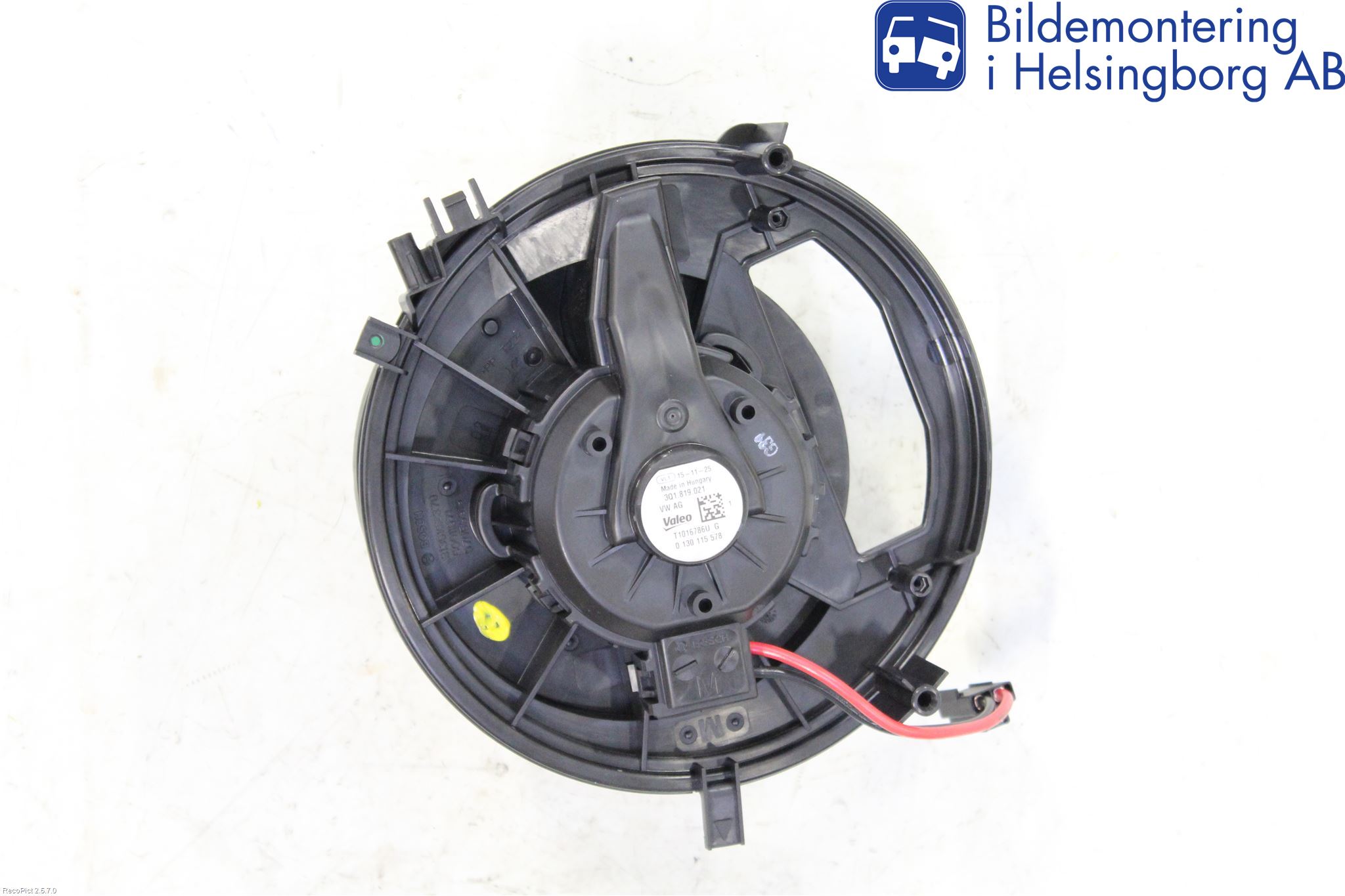 Volkswagen VW PASSAT 15-19 Värmefläkt