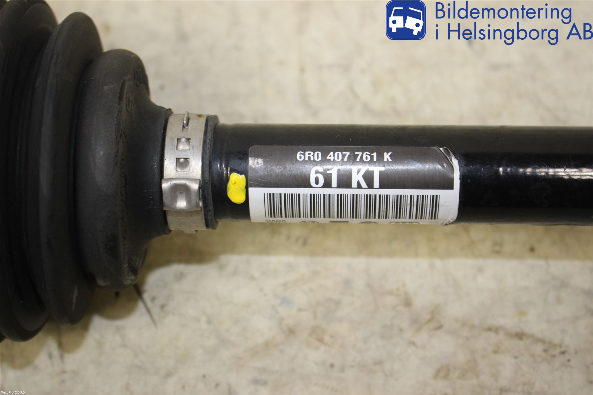 Skoda RAPID Drivaxel Fram Vänster