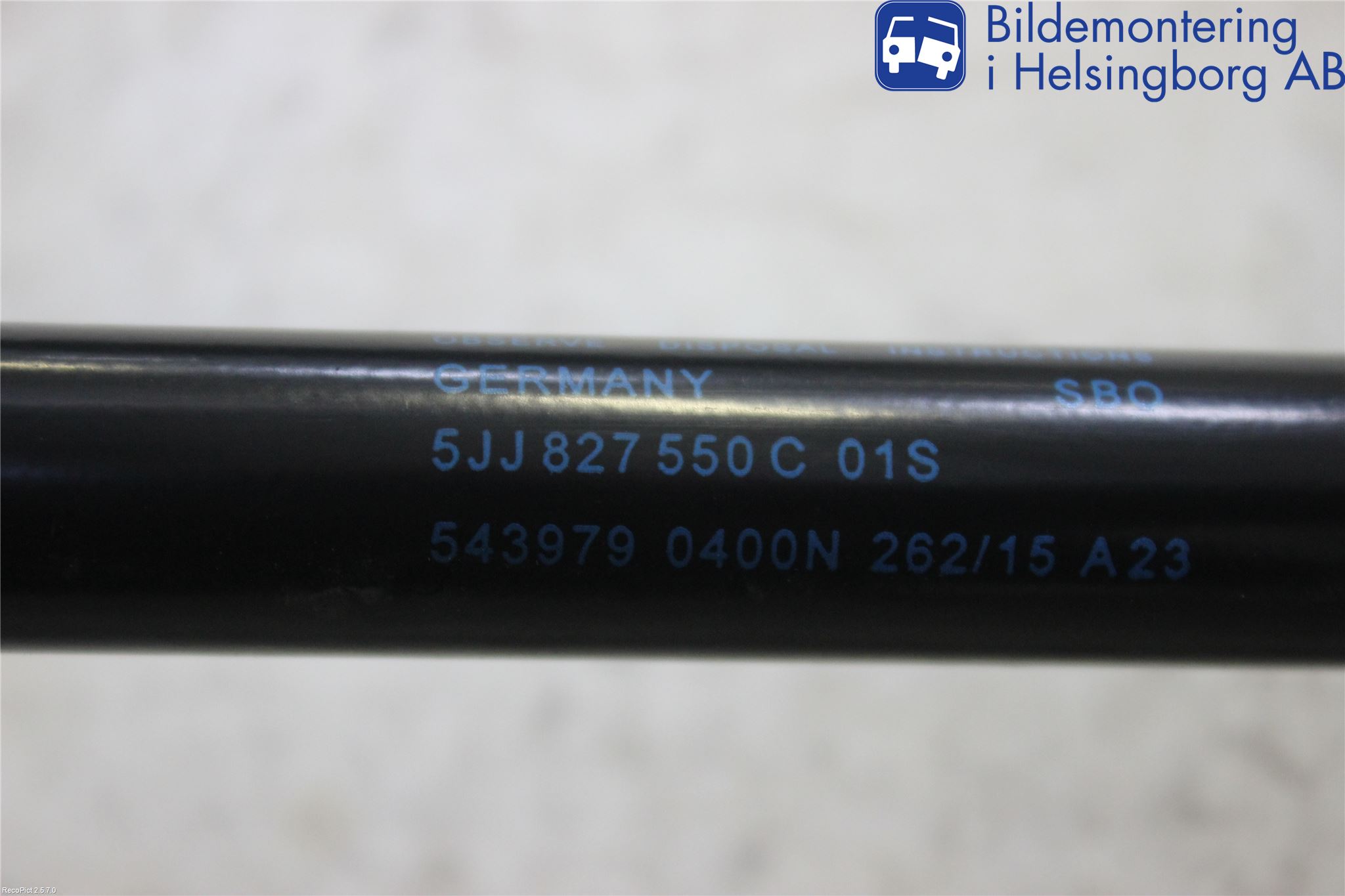 Skoda RAPID Gasfjäder Baklucka