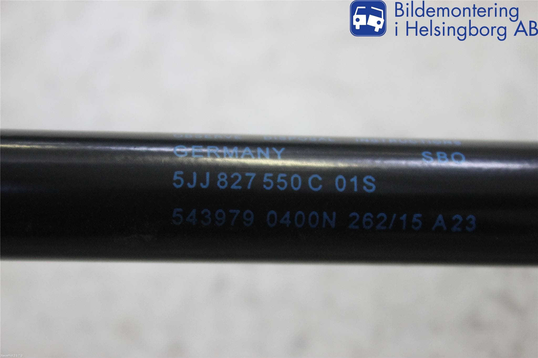 Skoda RAPID Gasfjäder Baklucka