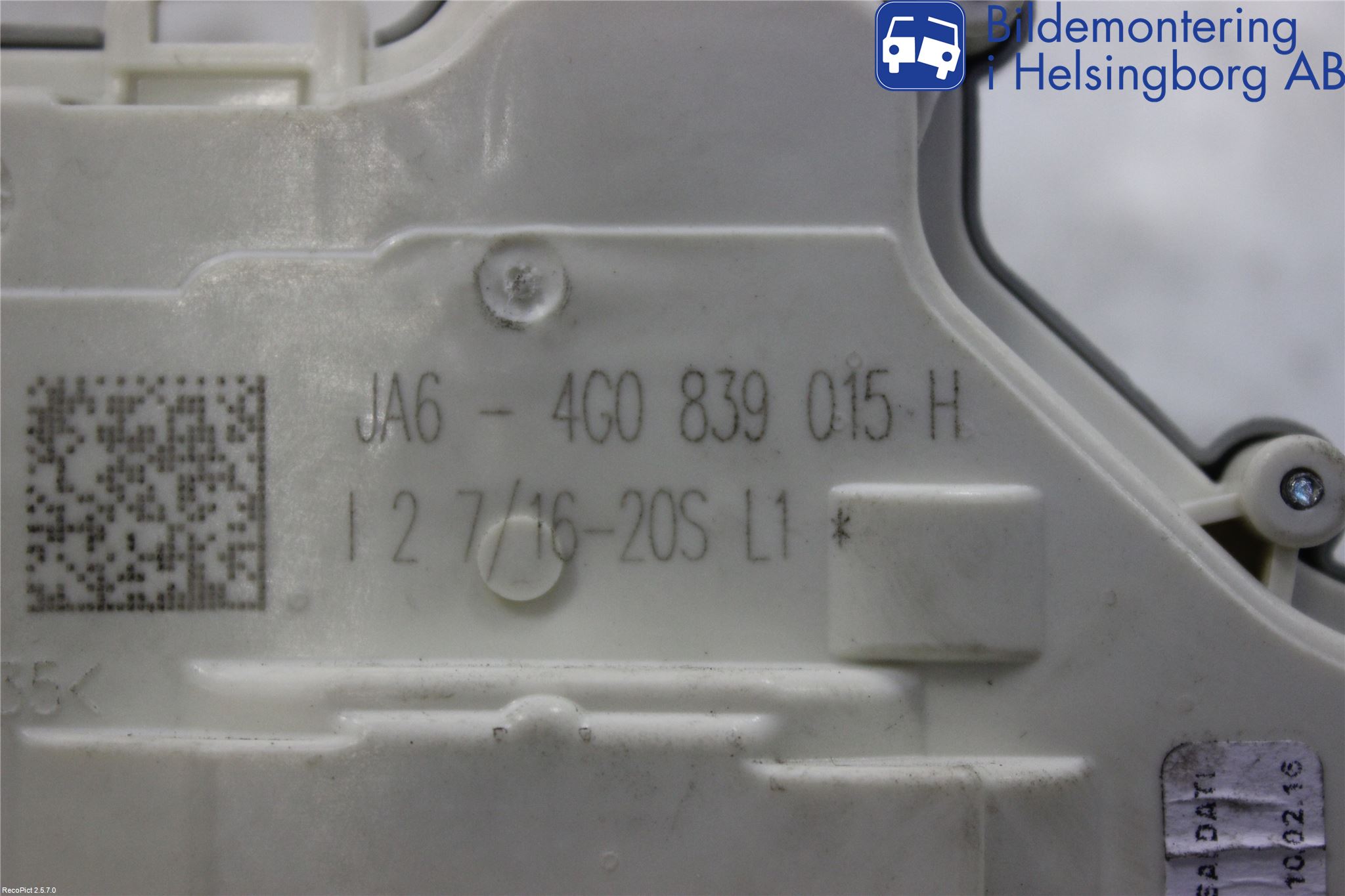 Audi A4/S4 B9 16-19 Centrallåsmotor Vänster