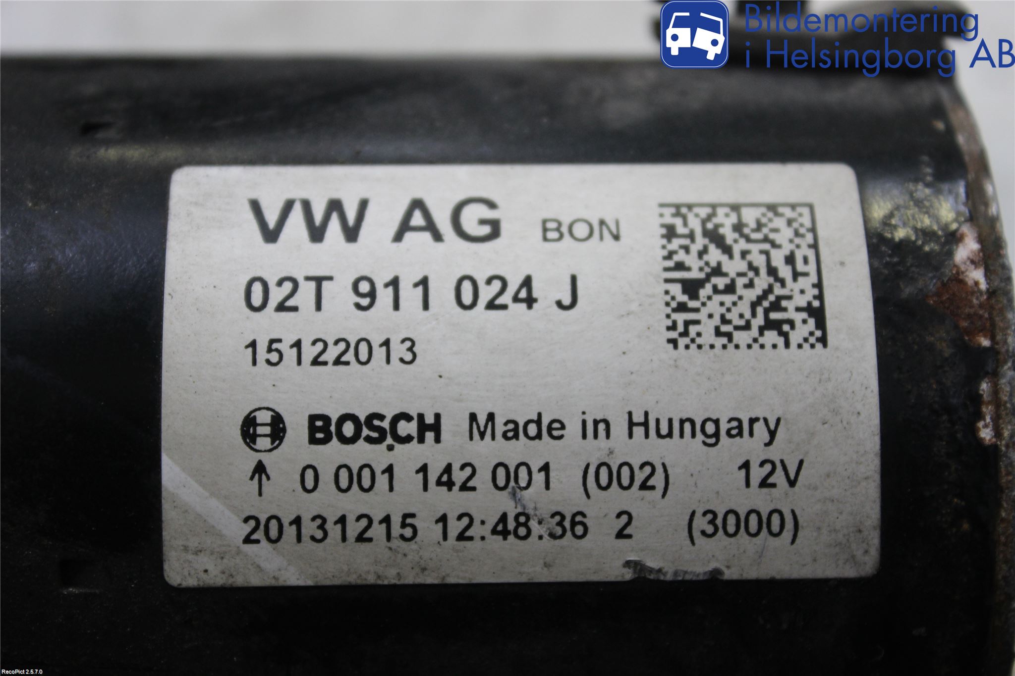 Skoda RAPID Startmotor