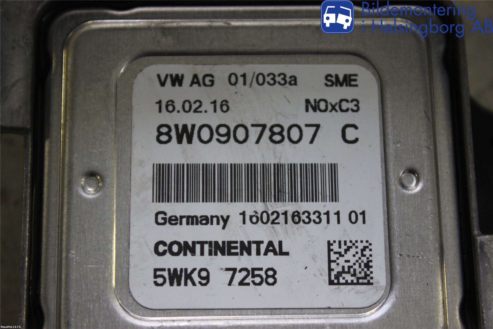 Audi A4/S4 B9 16-19 Injlambdasond