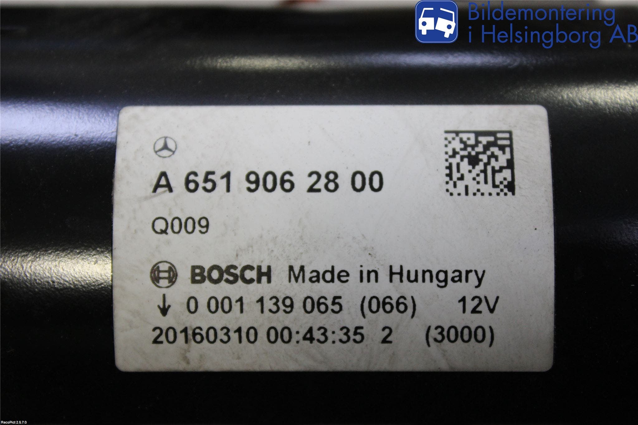 Mercedes-Benz MB C-KLASS (W205) 14-21 Startmotor Diesel