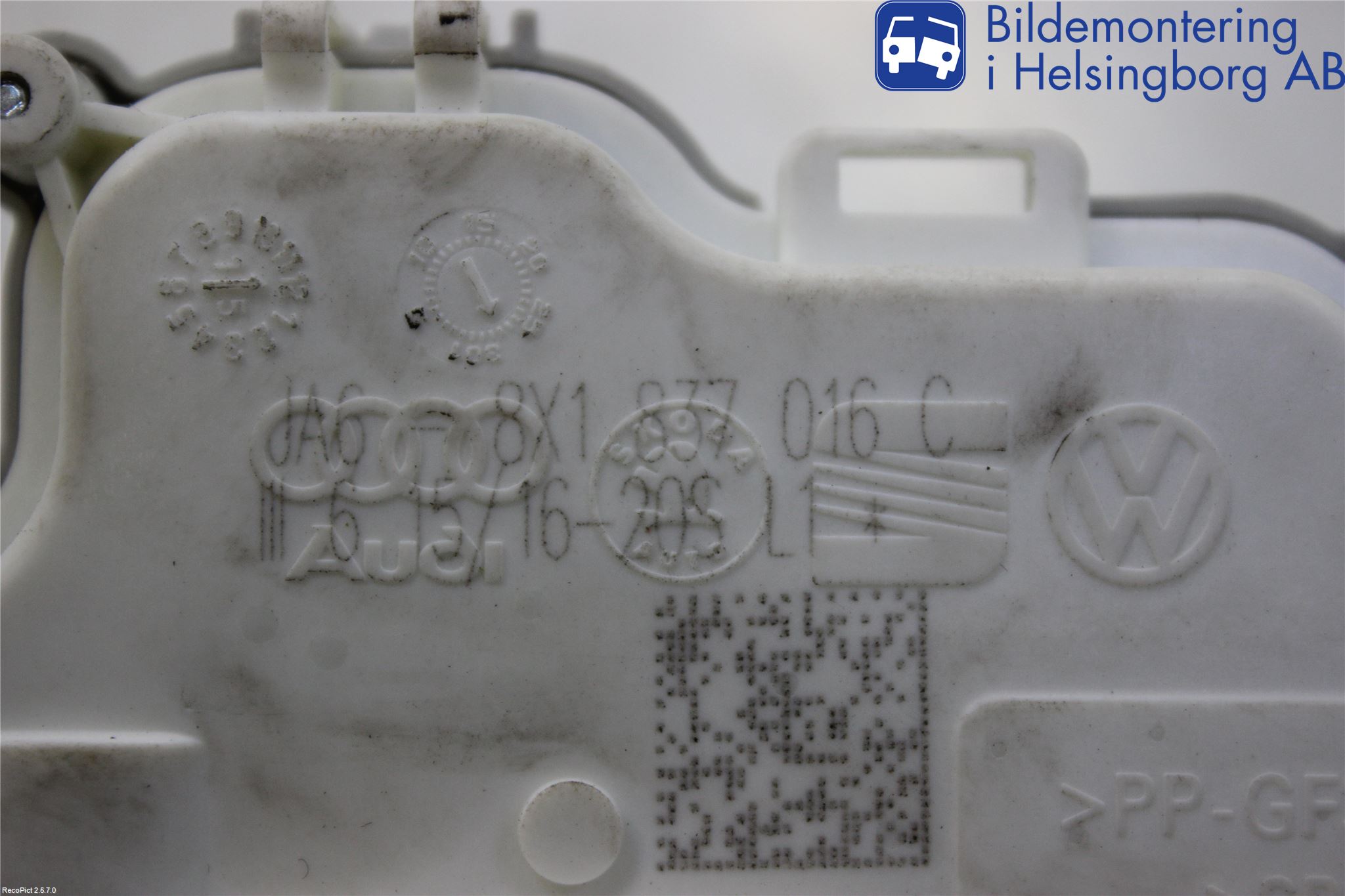 Audi A1/S1 11-18 Centrallåsmotor Höger