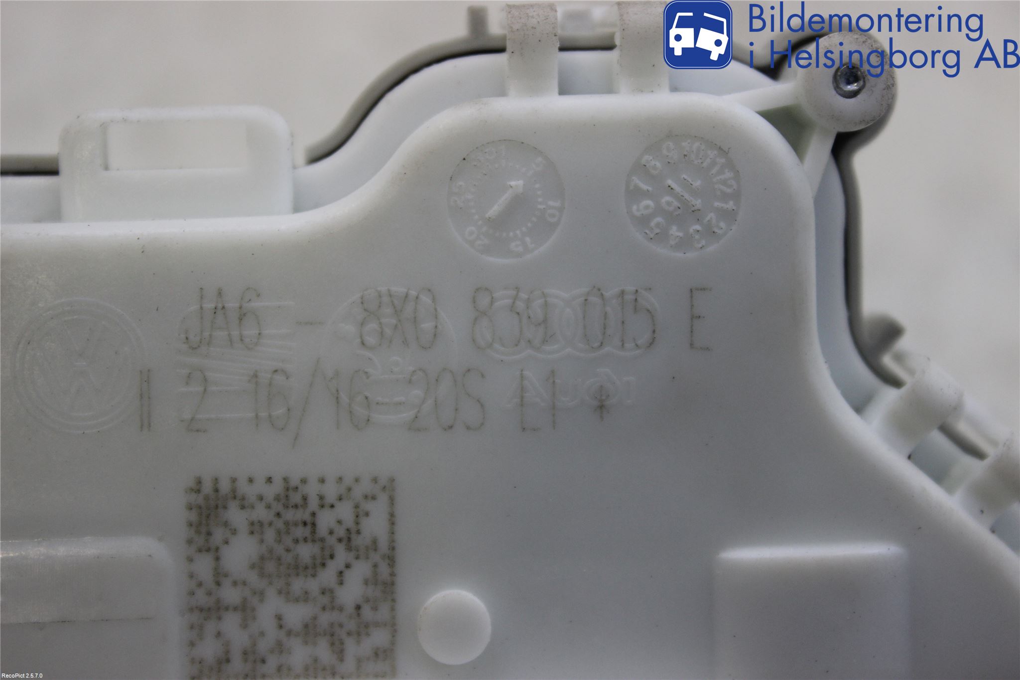 Audi A1/S1 11-18 Centrallåsmotor Vänster