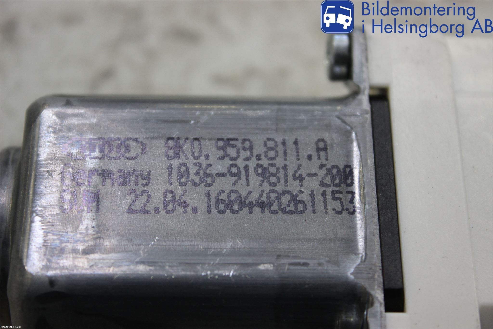 Audi A1/S1 11-18 Fönsterhissmotor