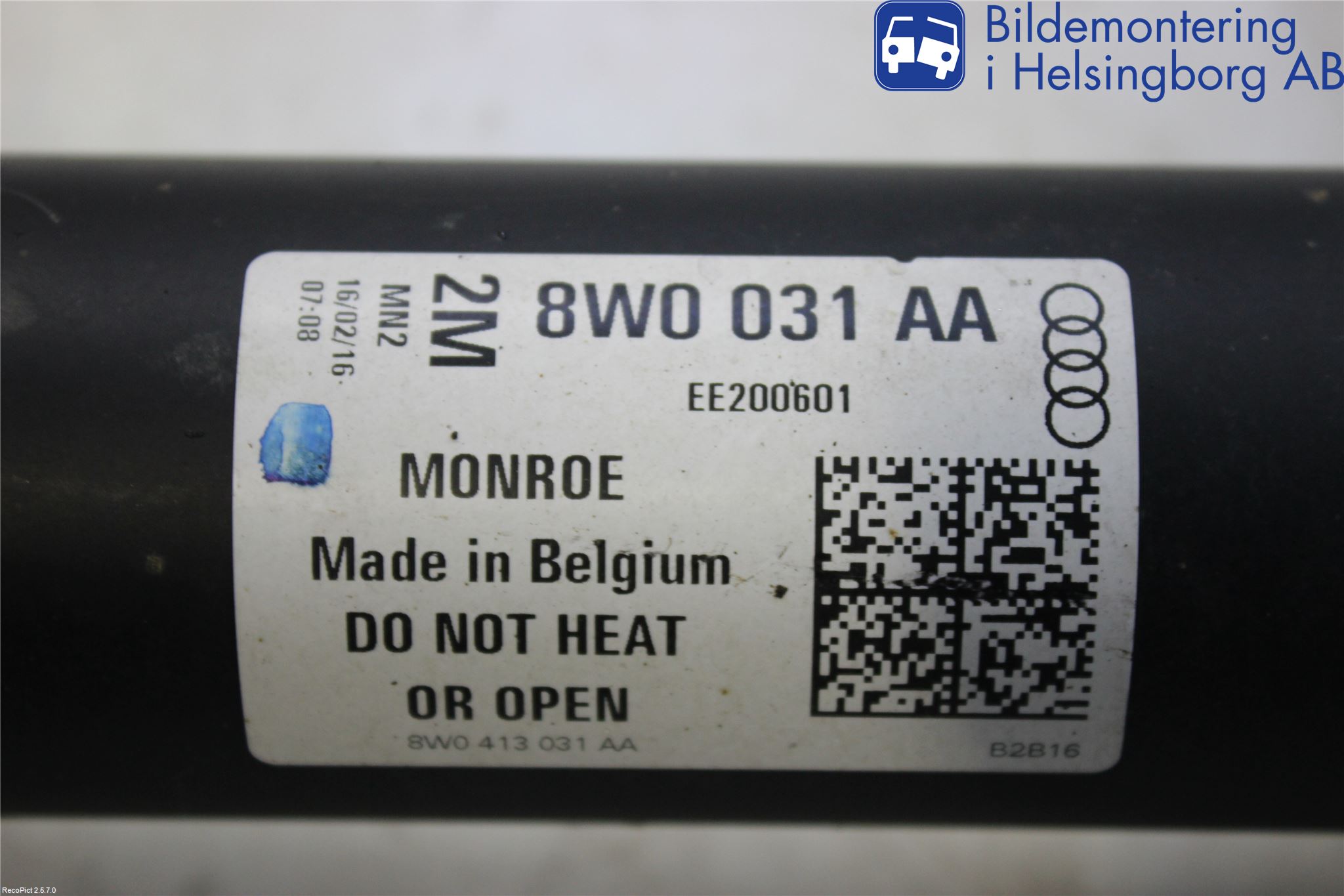 Audi A4/S4 B9 16-19 Fjäderben Fram Vänster