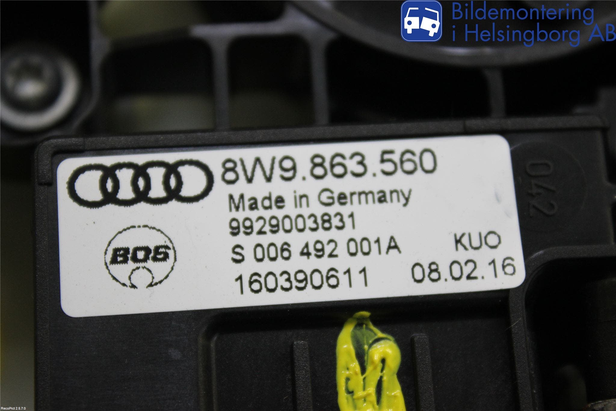 Audi A4/S4 B9 16-19 Insynskydd