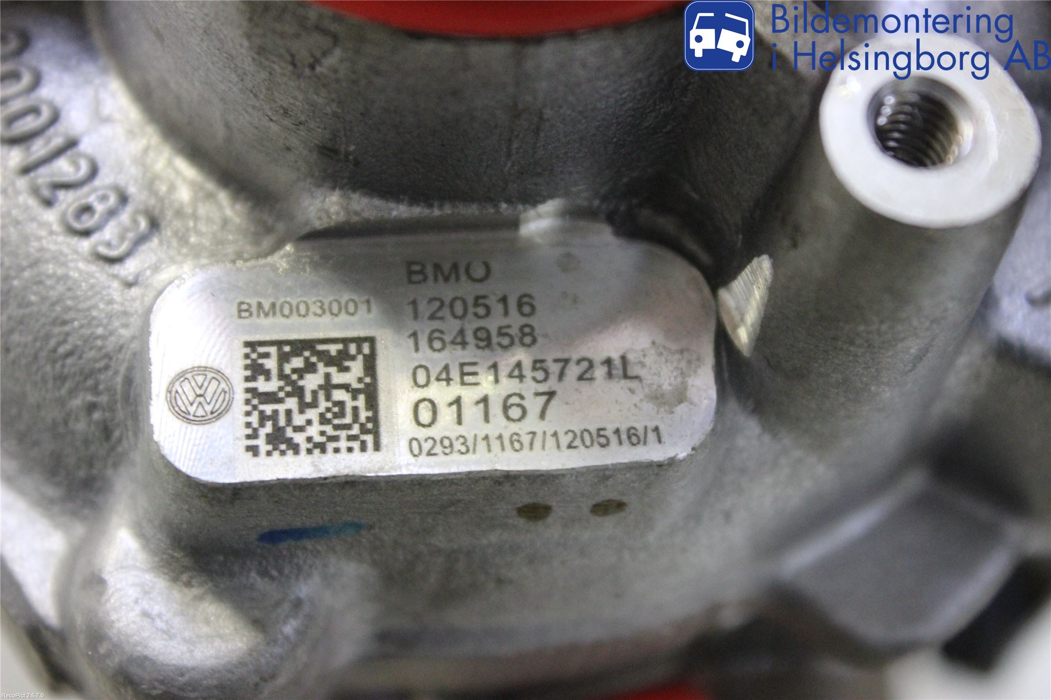 Volkswagen VW GOLF / E-GOLF VII 13-20 Turboaggregat