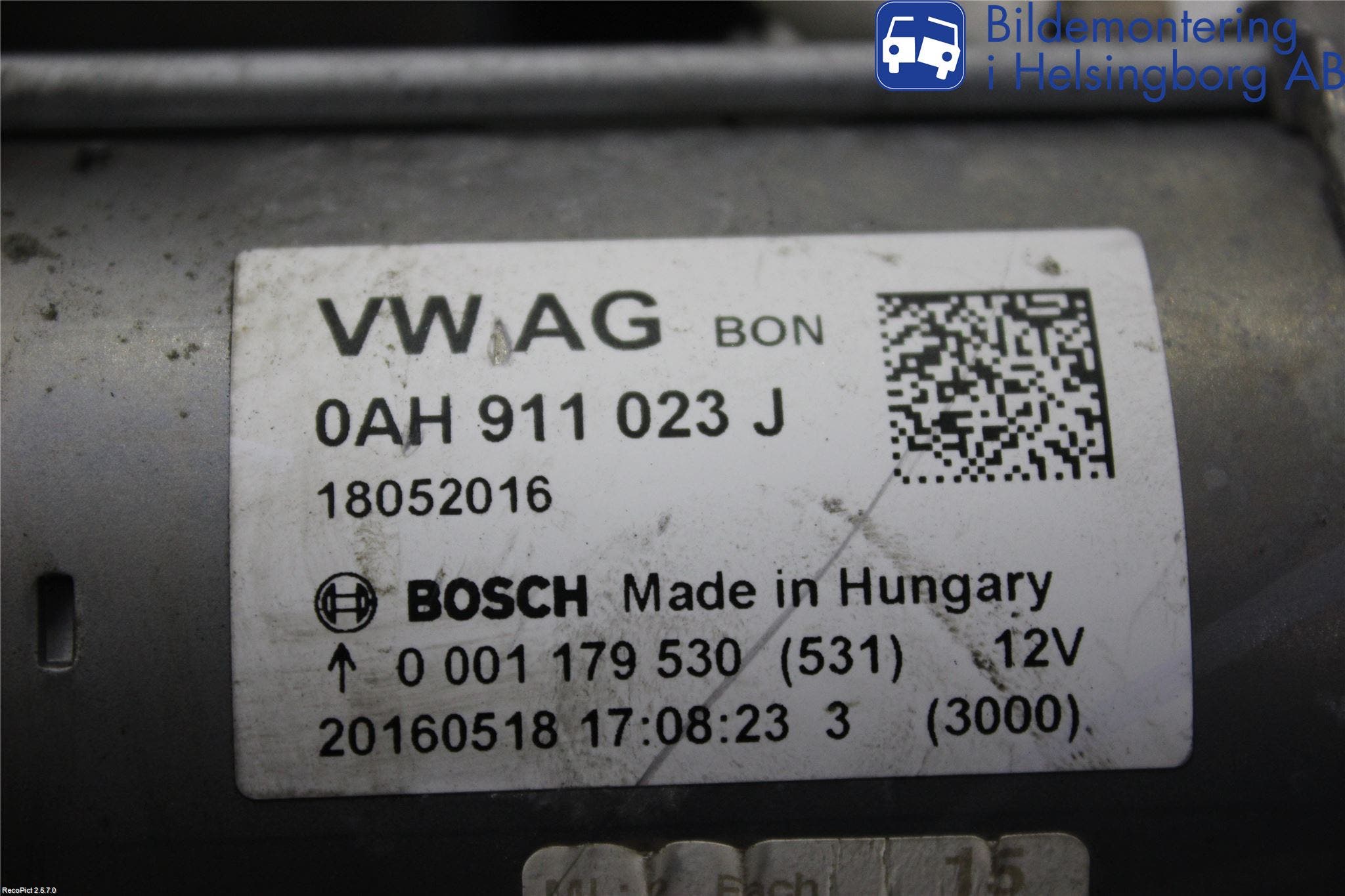 Volkswagen VW GOLF / E-GOLF VII 13-20 Startmotor