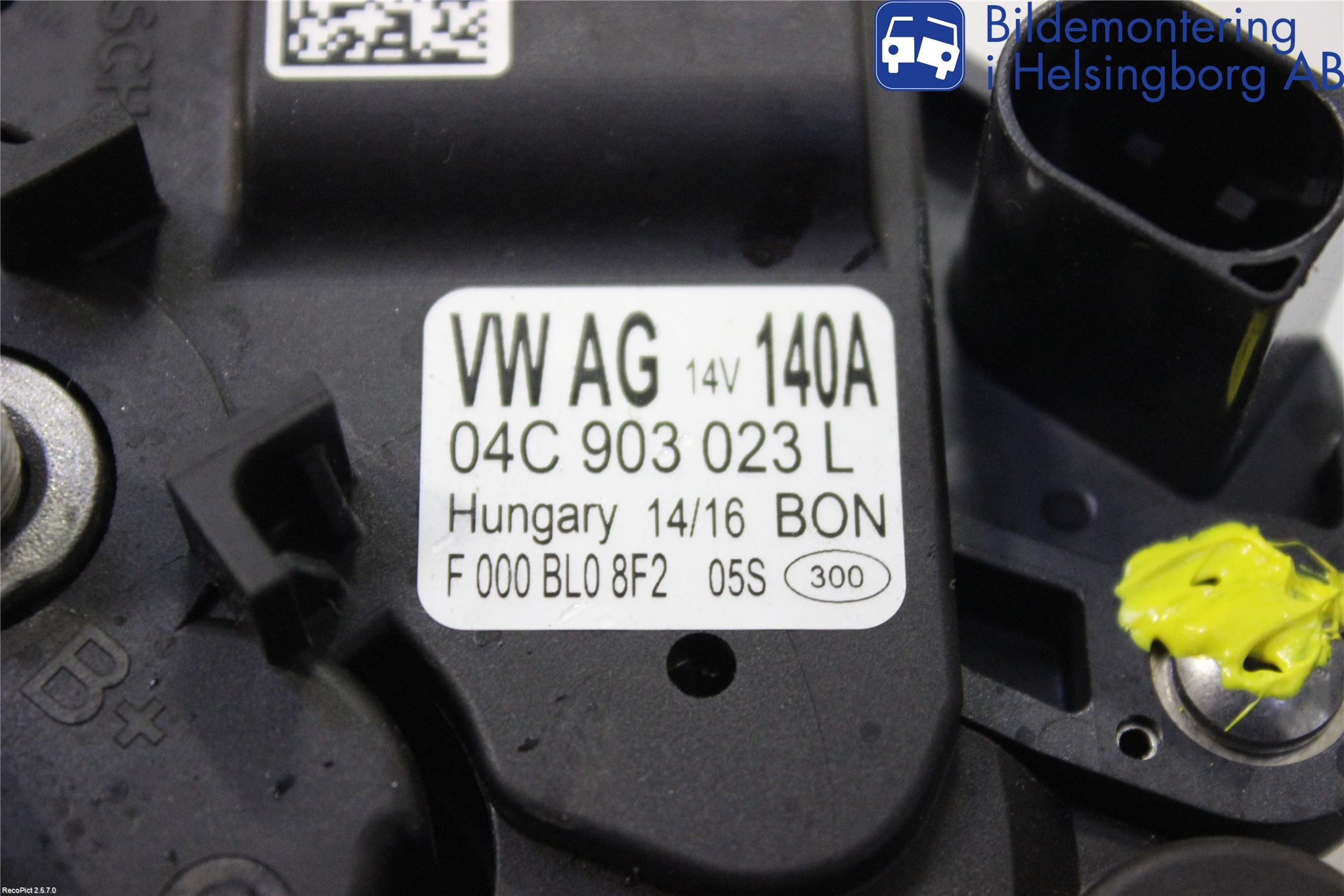 Audi A1/S1 11-18 Generator