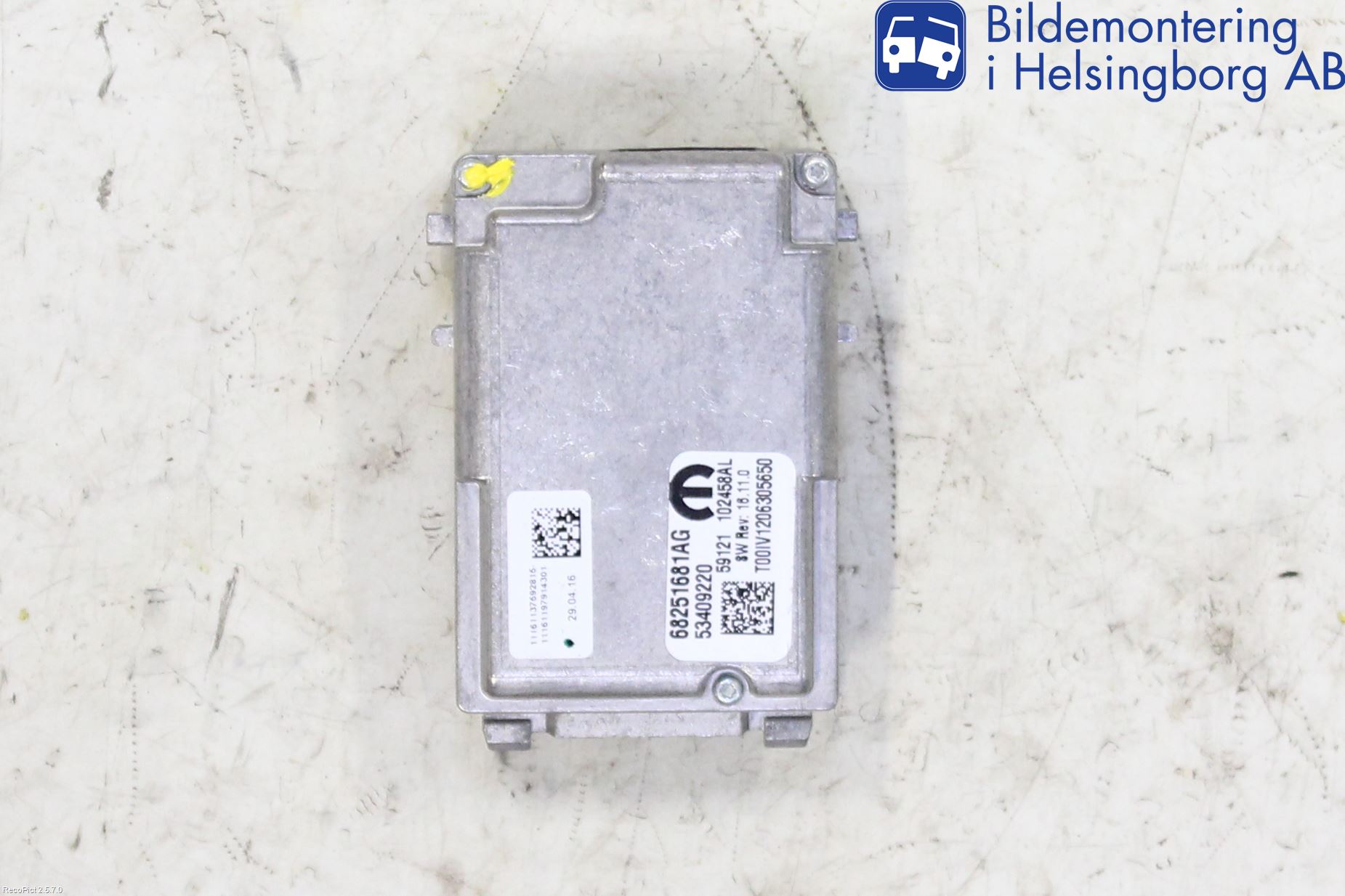 Jeep GRAND CHEROKEE 10-20 Sensor Aktivt Kollisionsskydd