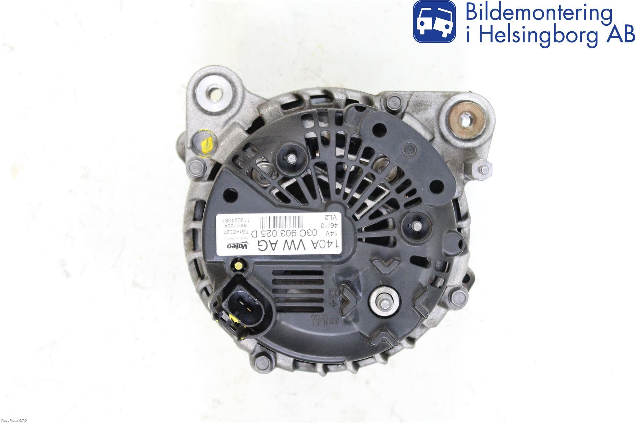 Volkswagen VW TIGUAN 07-16 Generator