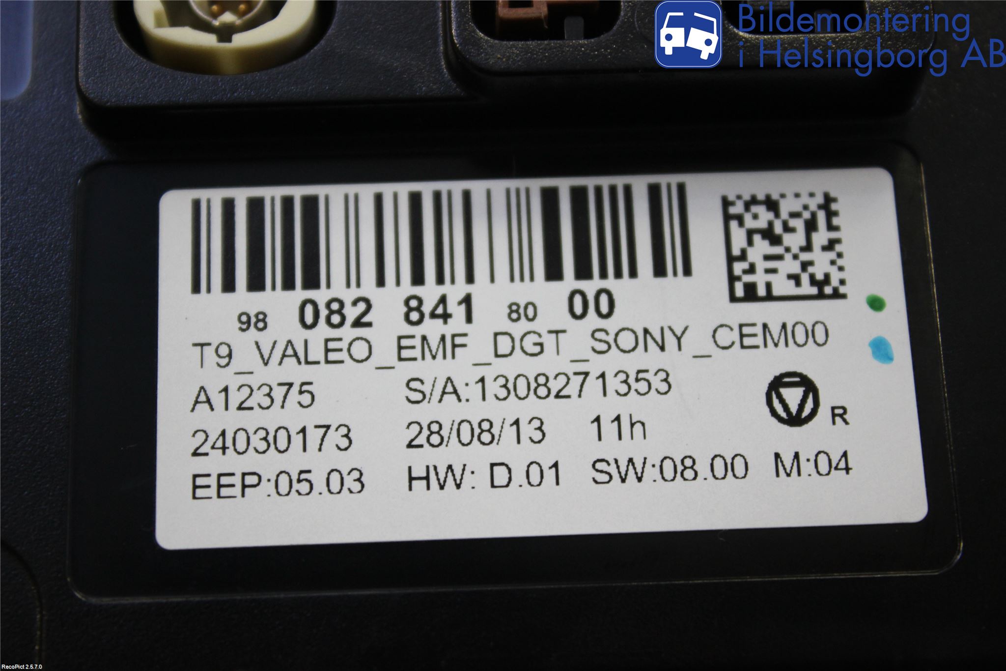 Peugeot 308 14-21 Kontrolldisplay