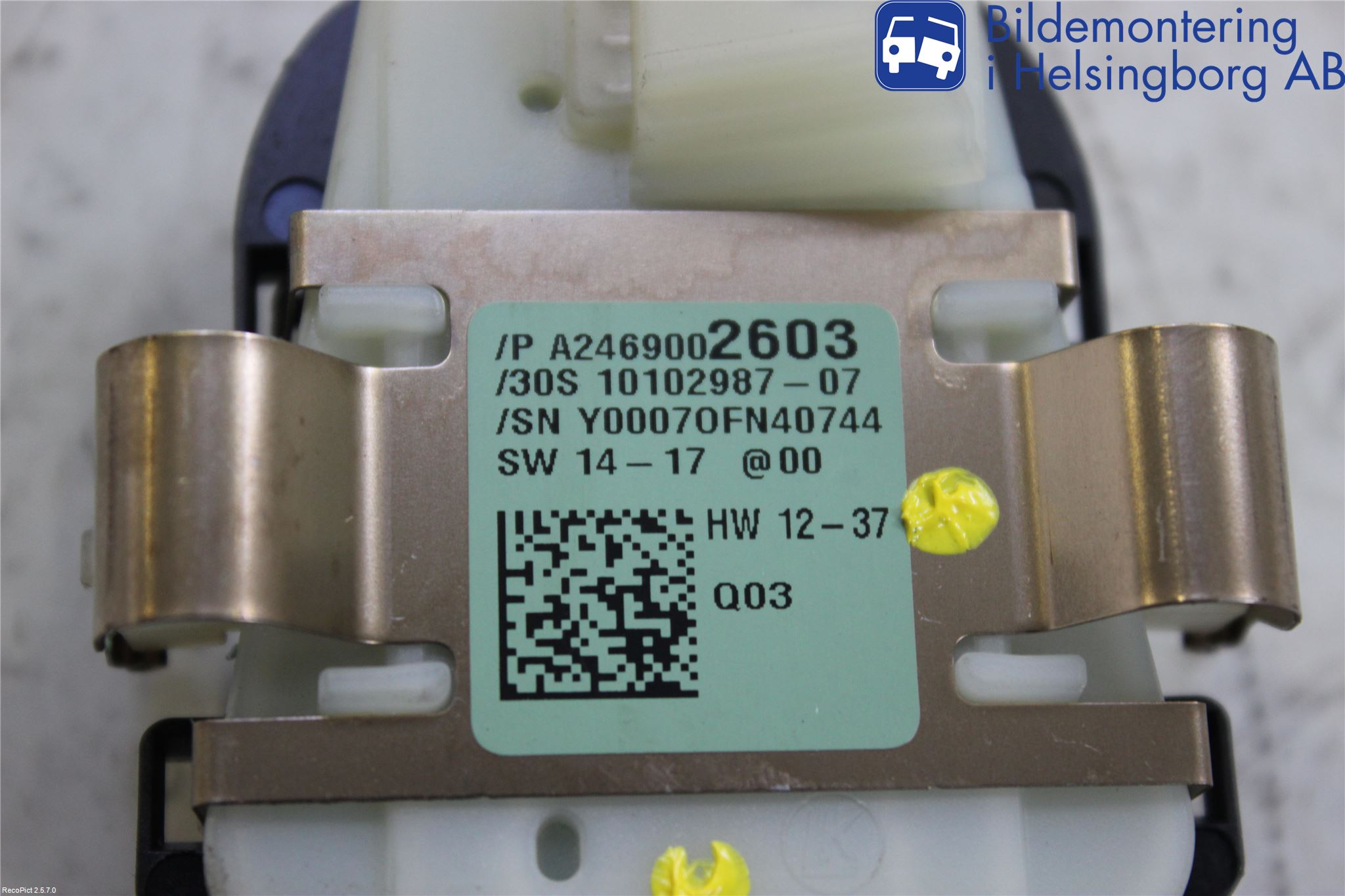 Mercedes-Benz MB CLA-KLASS (C117/X117) 13-19 Regnsensor