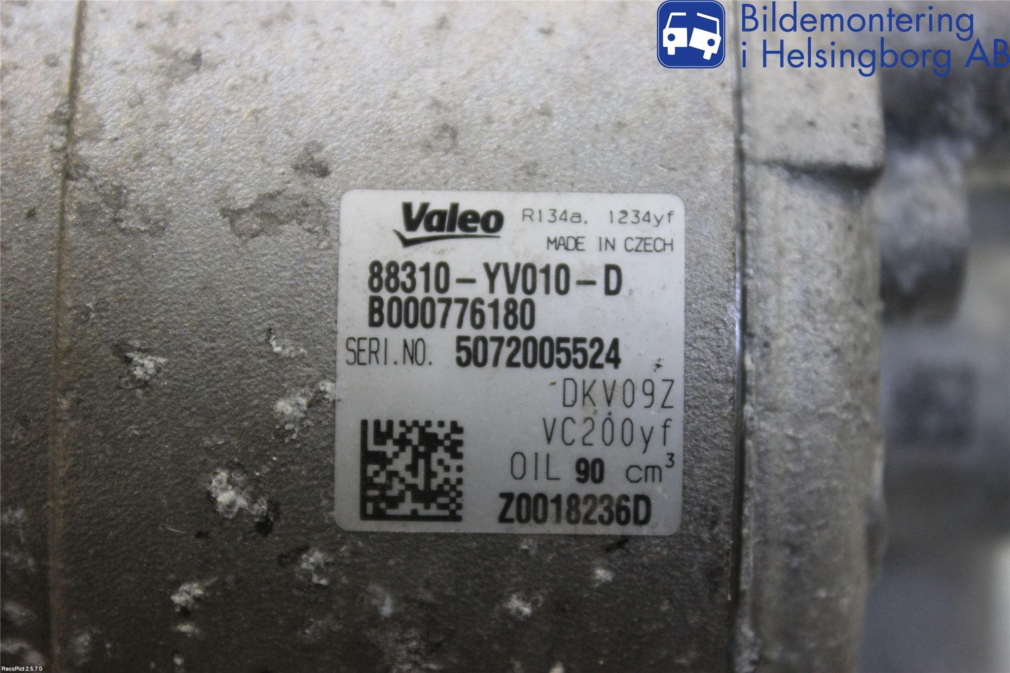 Peugeot 108 15-22 Ac Kompressor