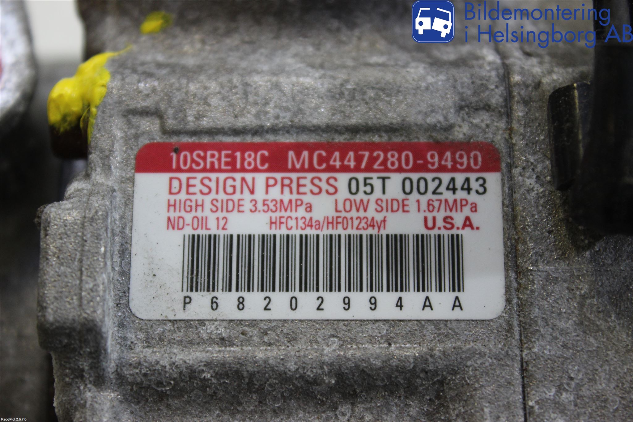 Jeep GRAND CHEROKEE 10-20 Ac Kompressor