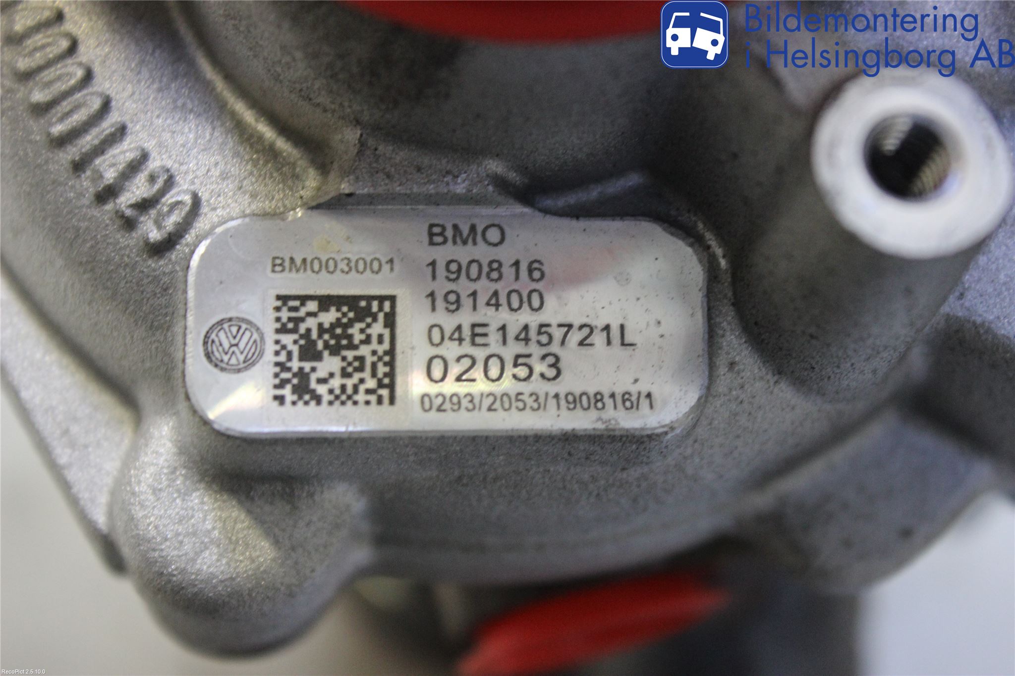 Volkswagen VW GOLF / E-GOLF VII 13-20 Turboaggregat