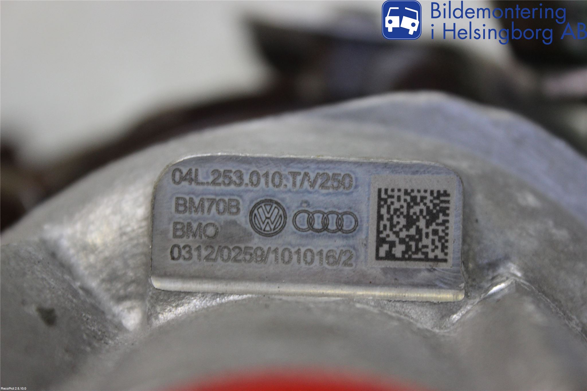 Volkswagen VW PASSAT 15-19 Turboaggregat