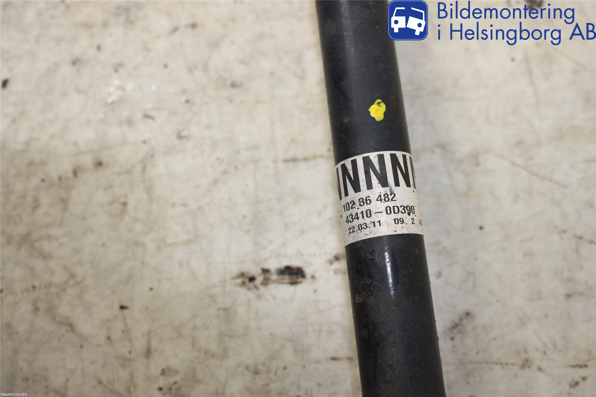 Toyota YARIS XP90 06-11 Drivaxel Fram Höger