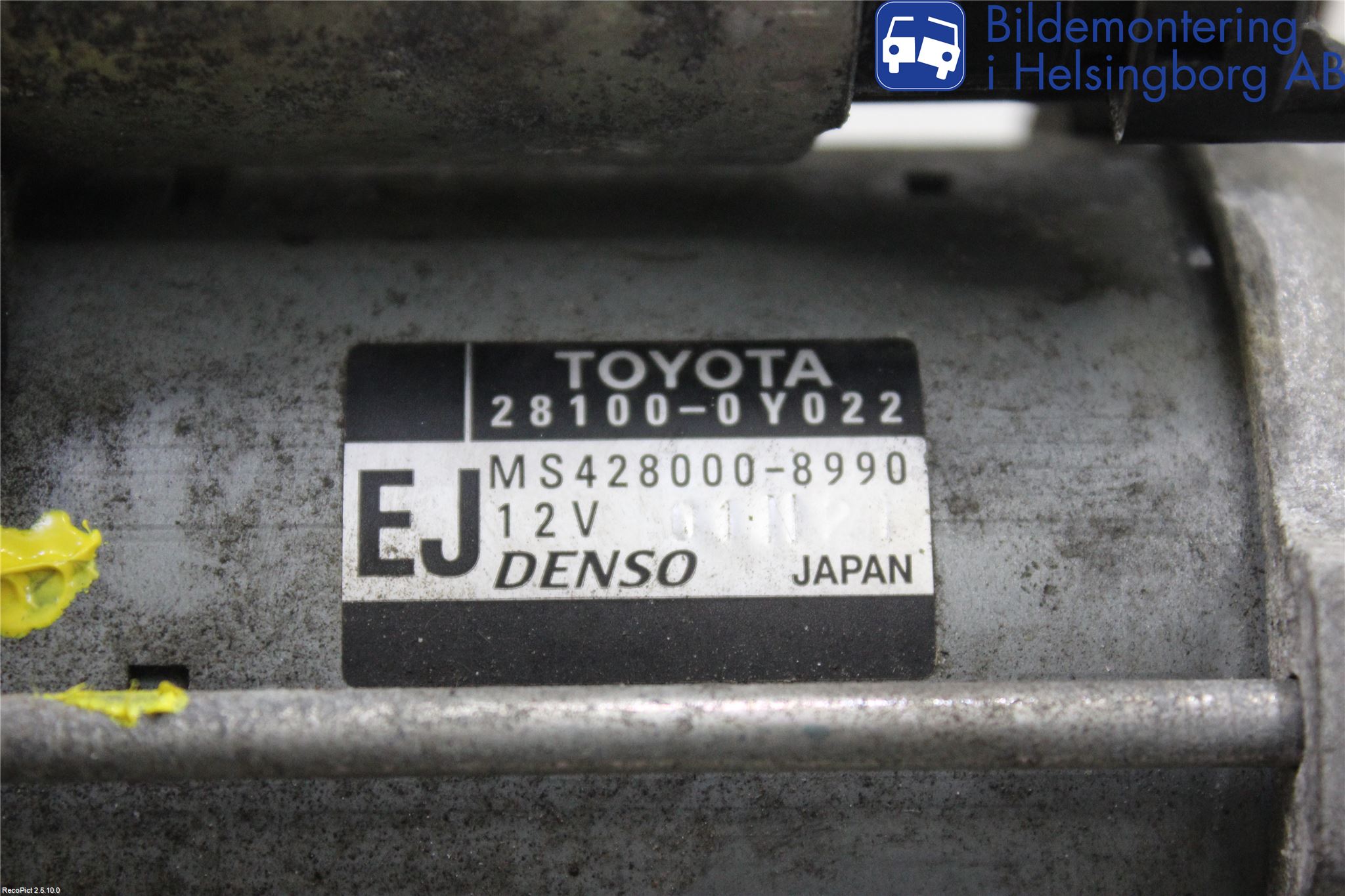 Toyota YARIS XP90 06-11 Startmotor