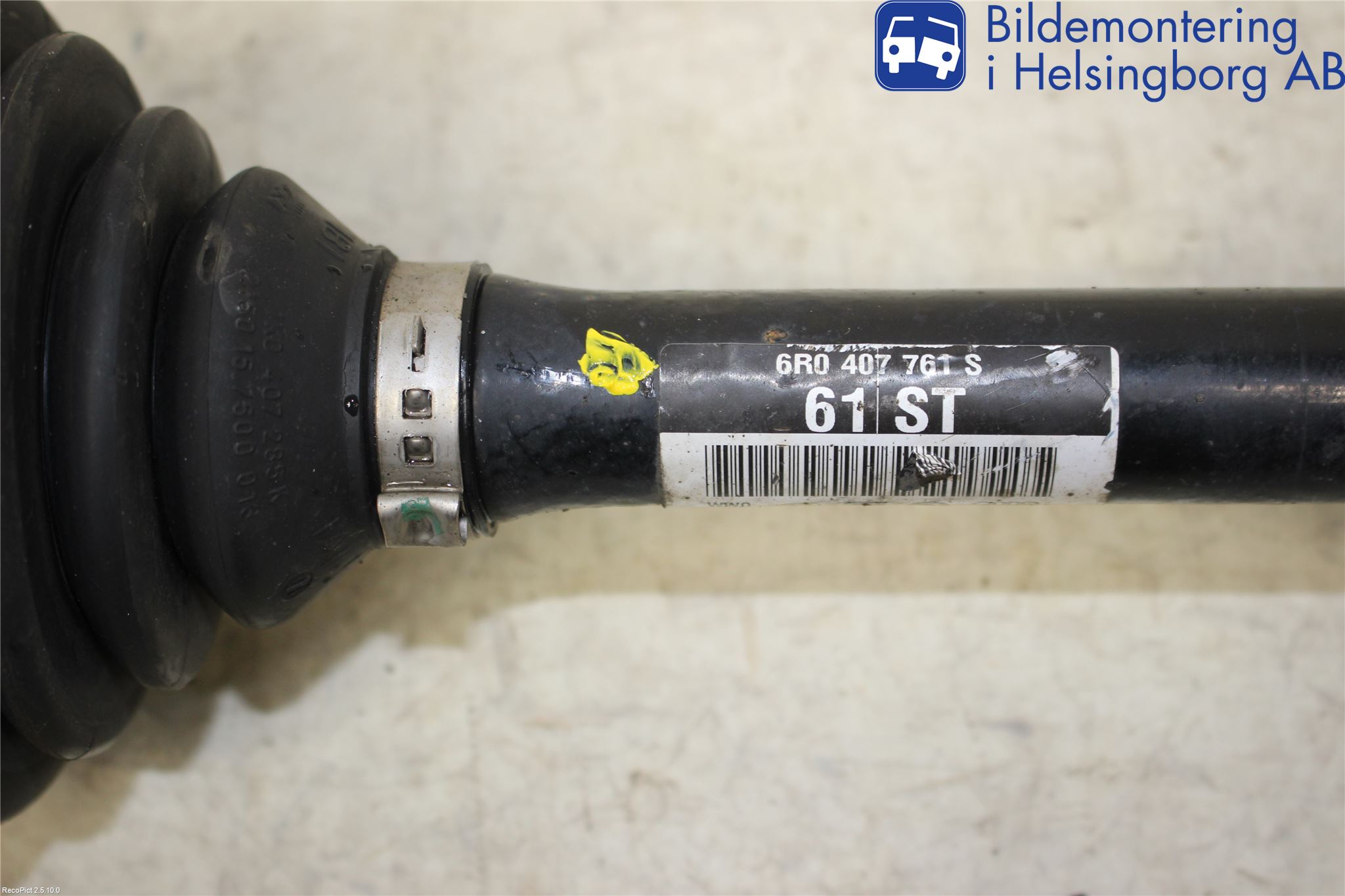 Volkswagen VW UP! / E-UP! Drivaxel Fram Vänster