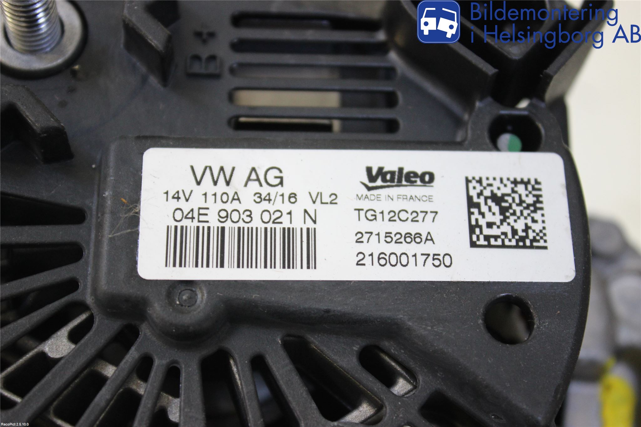 Skoda RAPID Generator