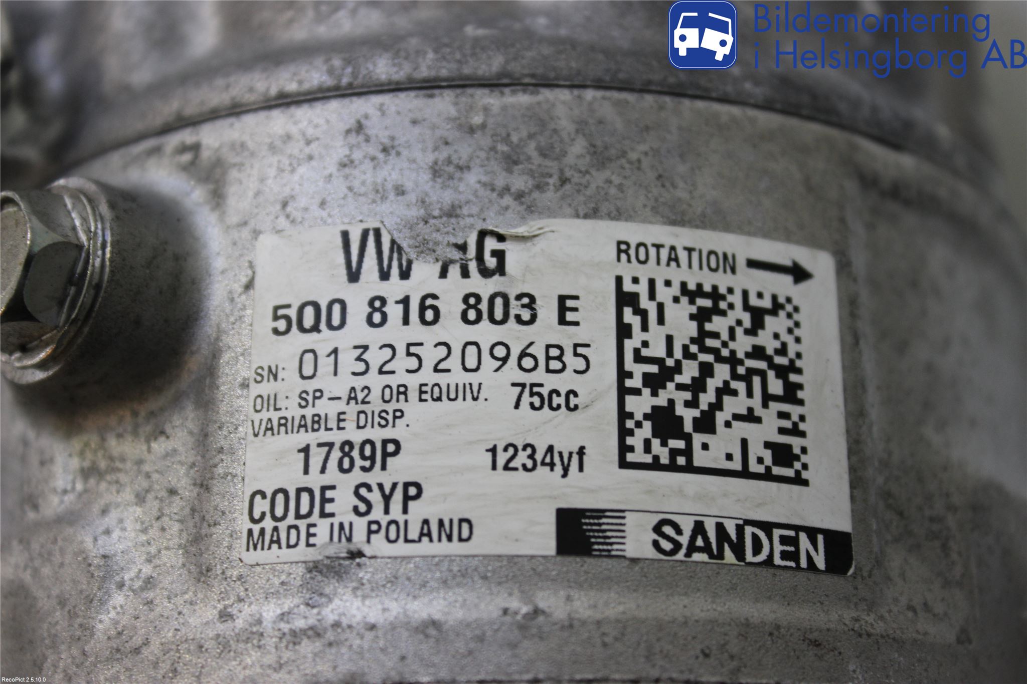 Skoda RAPID Ac Kompressor