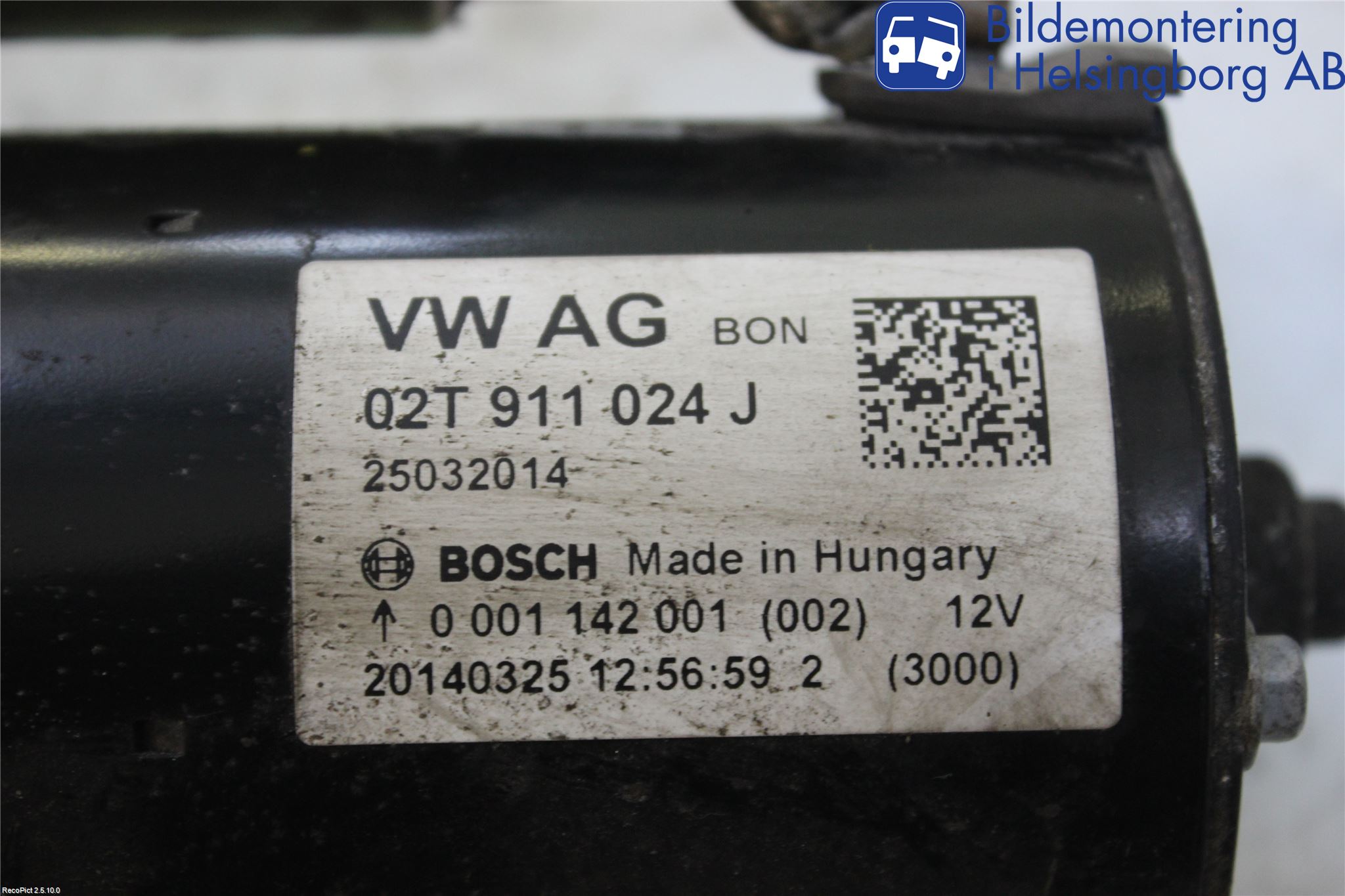 Skoda RAPID Startmotor