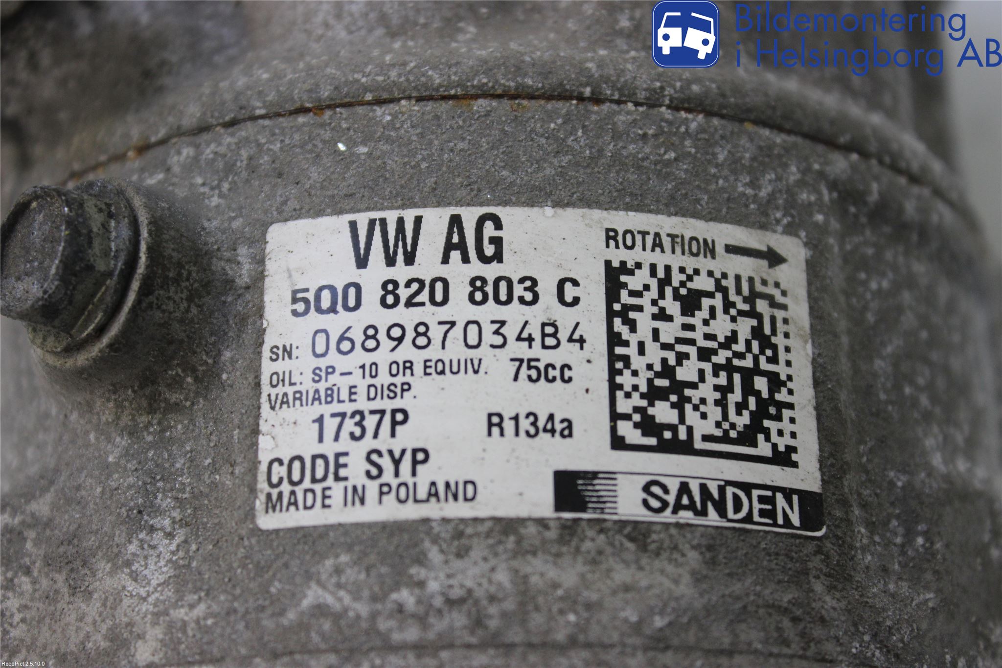 Skoda RAPID Ac Kompressor