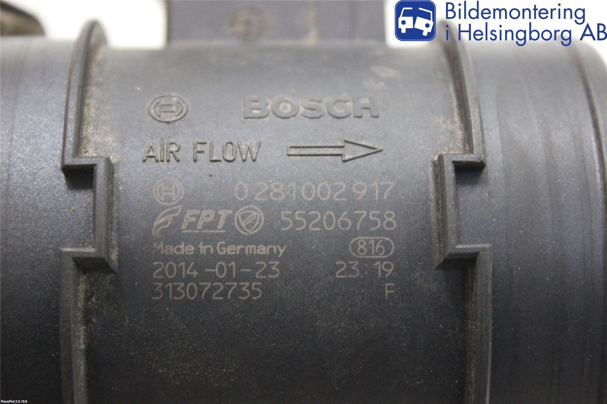 Fiat FREEMONT Injluftmassamätare