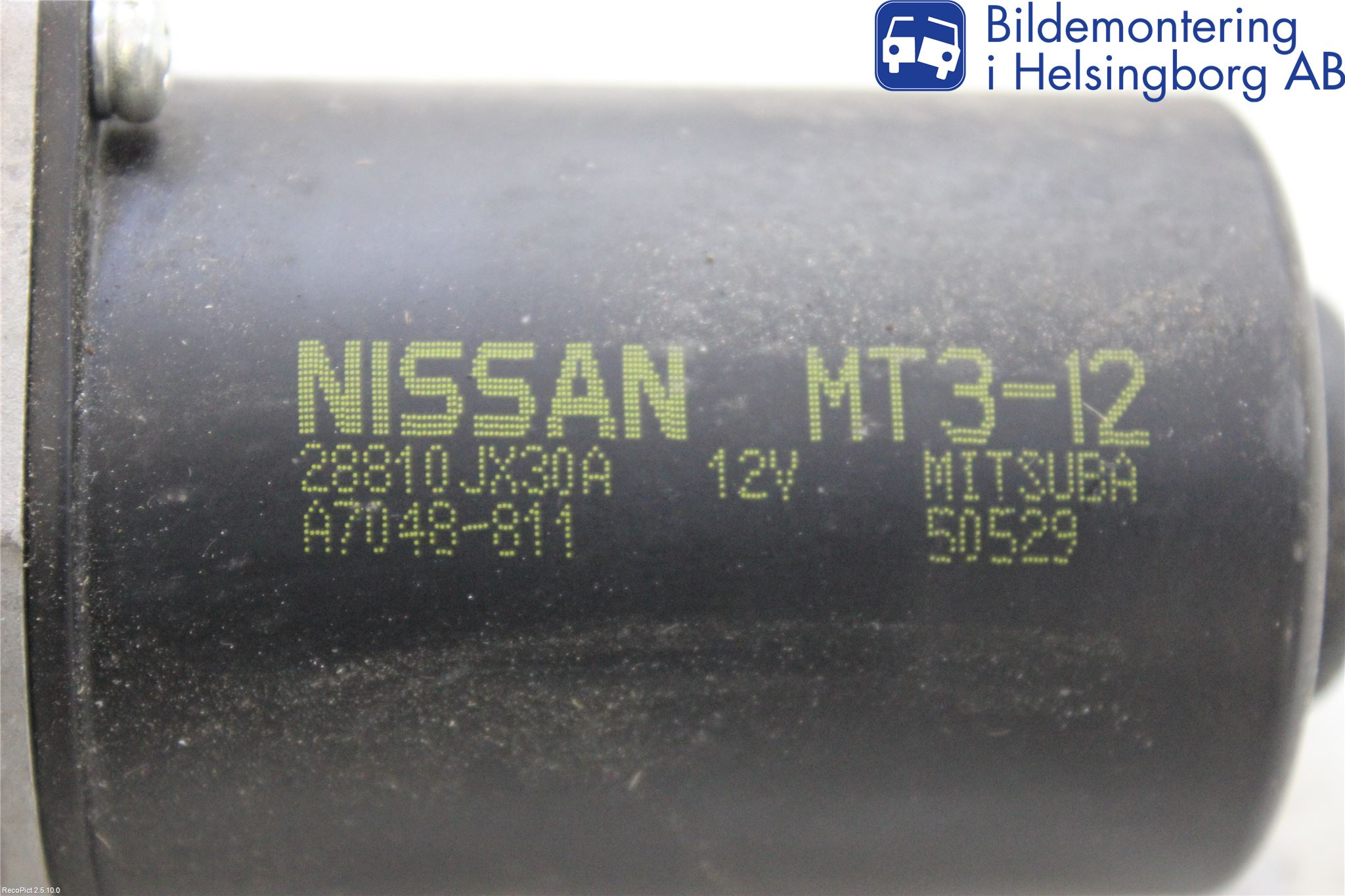 Nissan NV200/NV200 COMBI Torkarmotor Vindruta