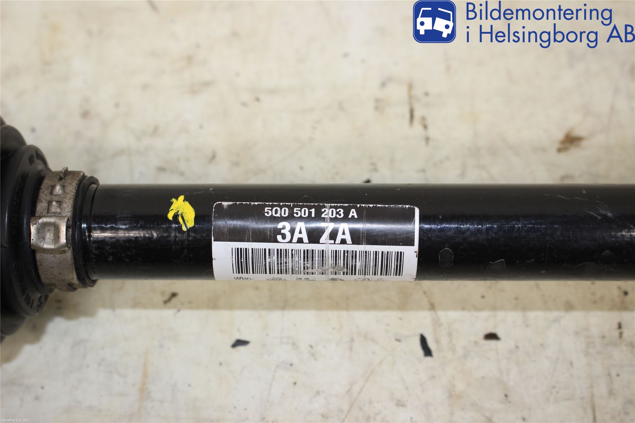 Volkswagen VW GOLF / E-GOLF VII 13-20 Drivaxel Bak Vänster