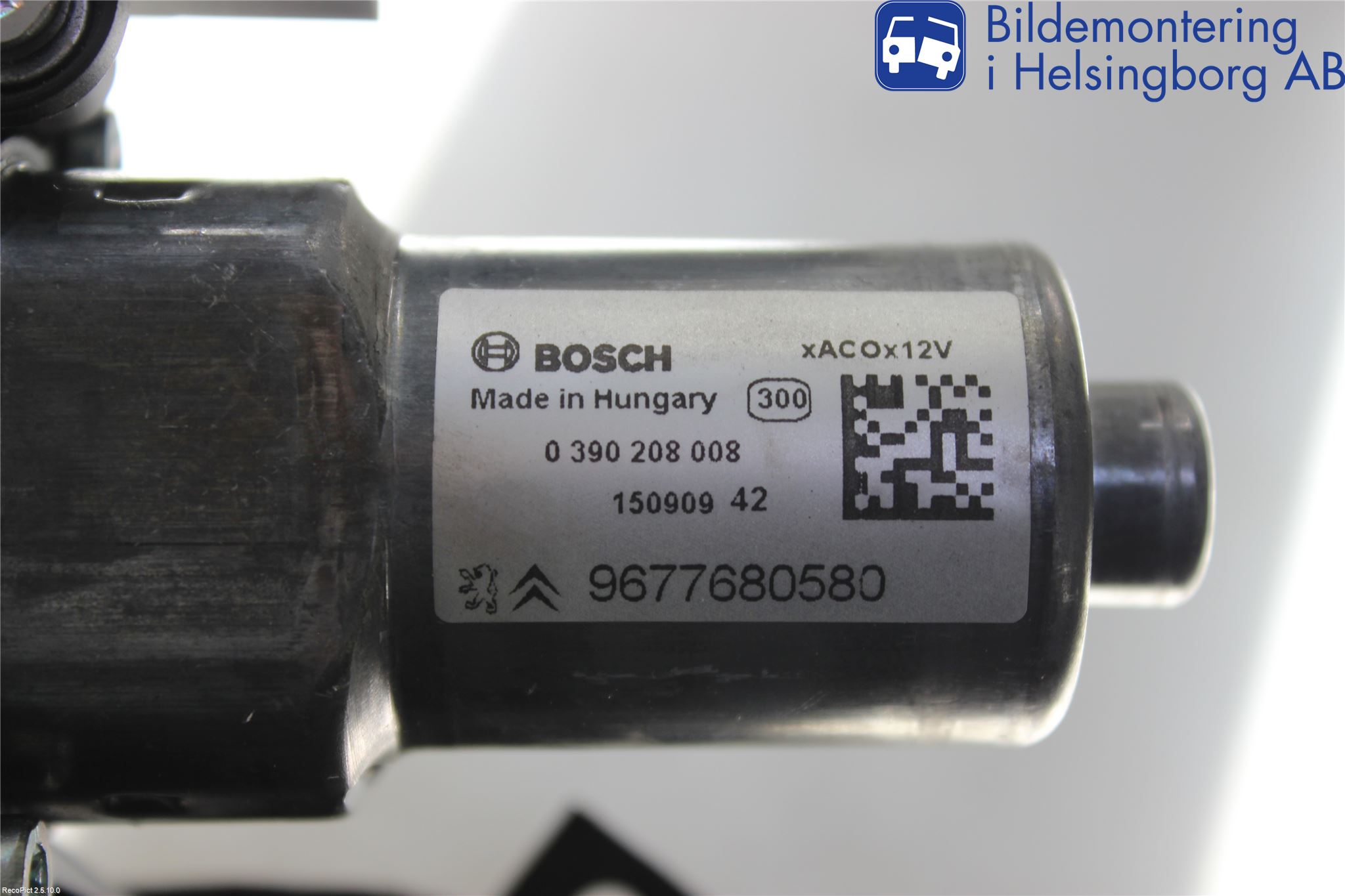 Peugeot 308 14-21 Torkarmotor Baklucka