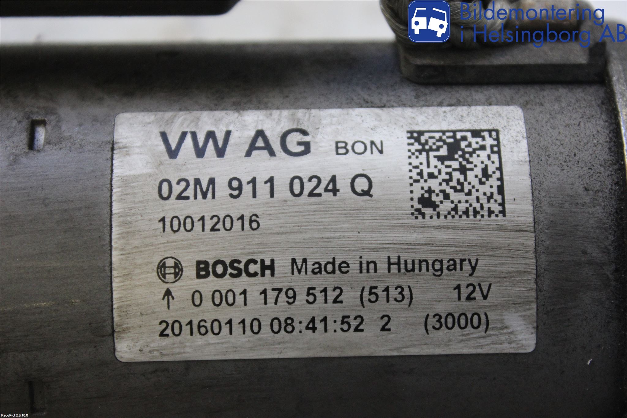 Skoda FABIA 15-21 Startmotor