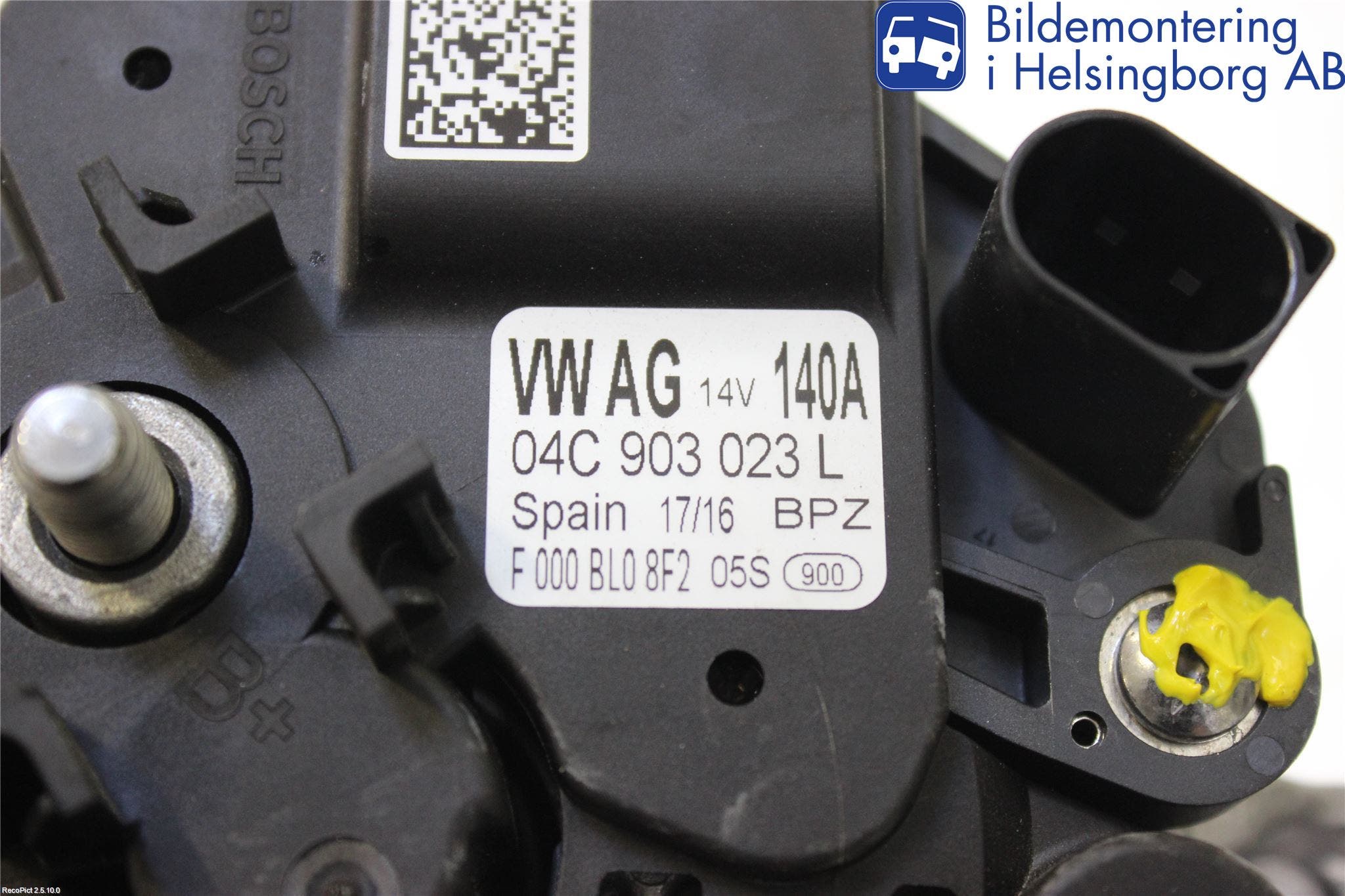 Volkswagen VW POLO 10-17 Generator