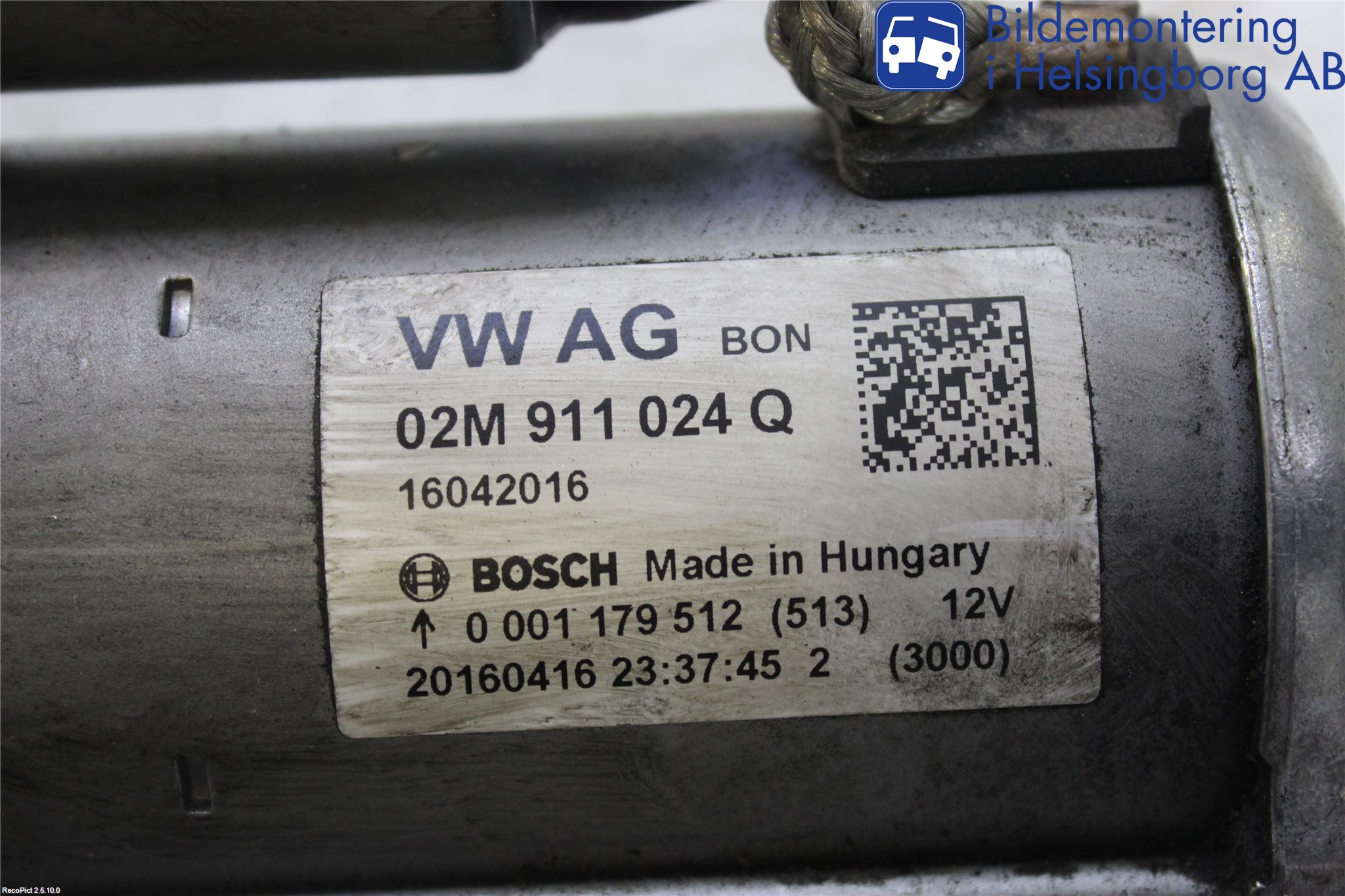 Volkswagen VW POLO 10-17 Startmotor