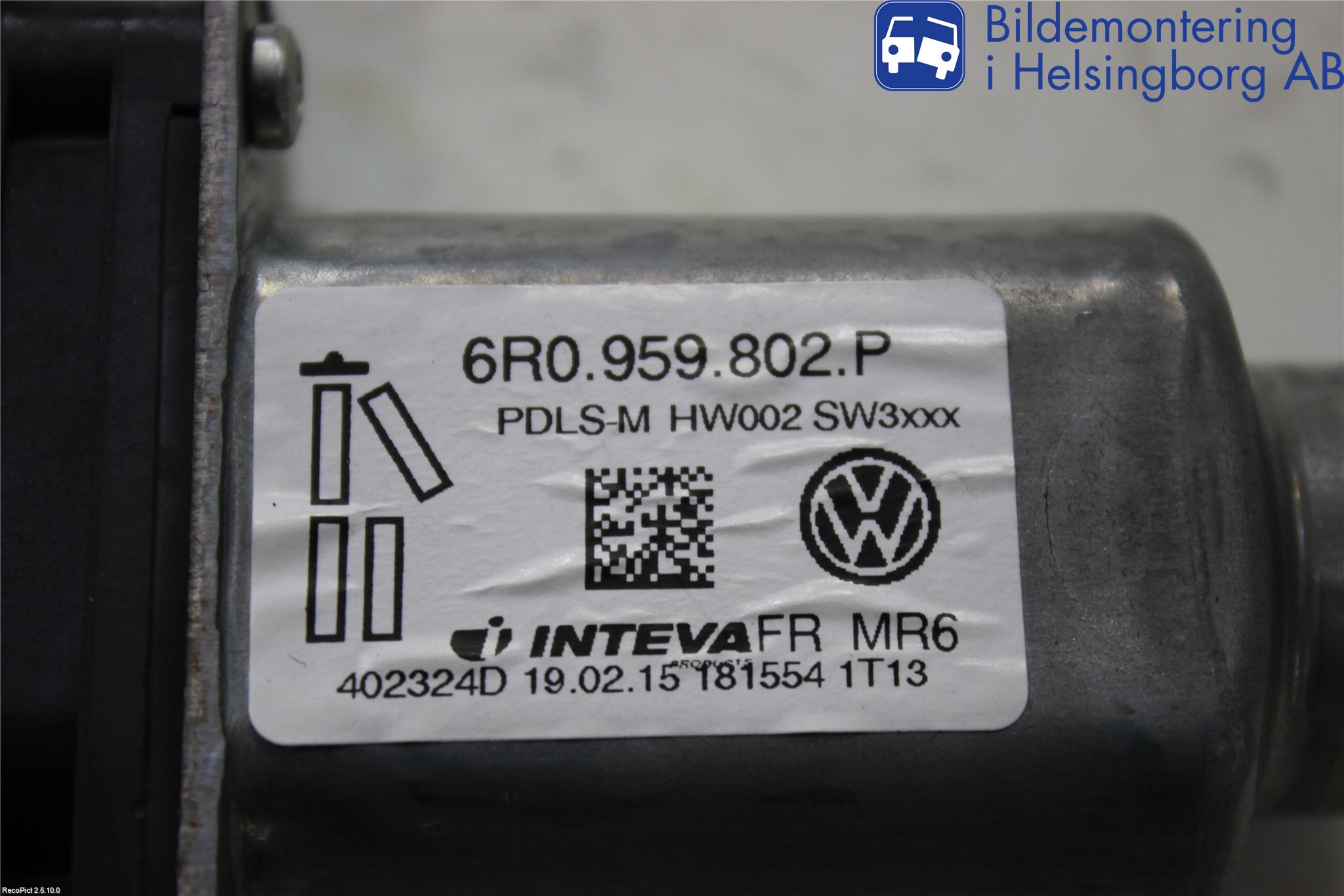 Volkswagen VW AMAROK 2H 10-22 Fönsterhissmotor
