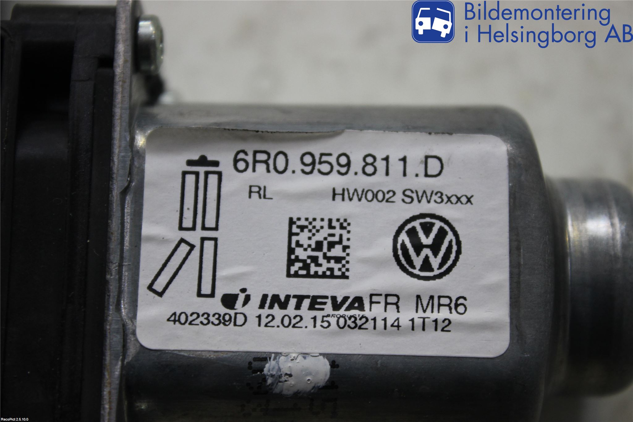 Volkswagen VW AMAROK 2H 10-22 Fönsterhissmotor