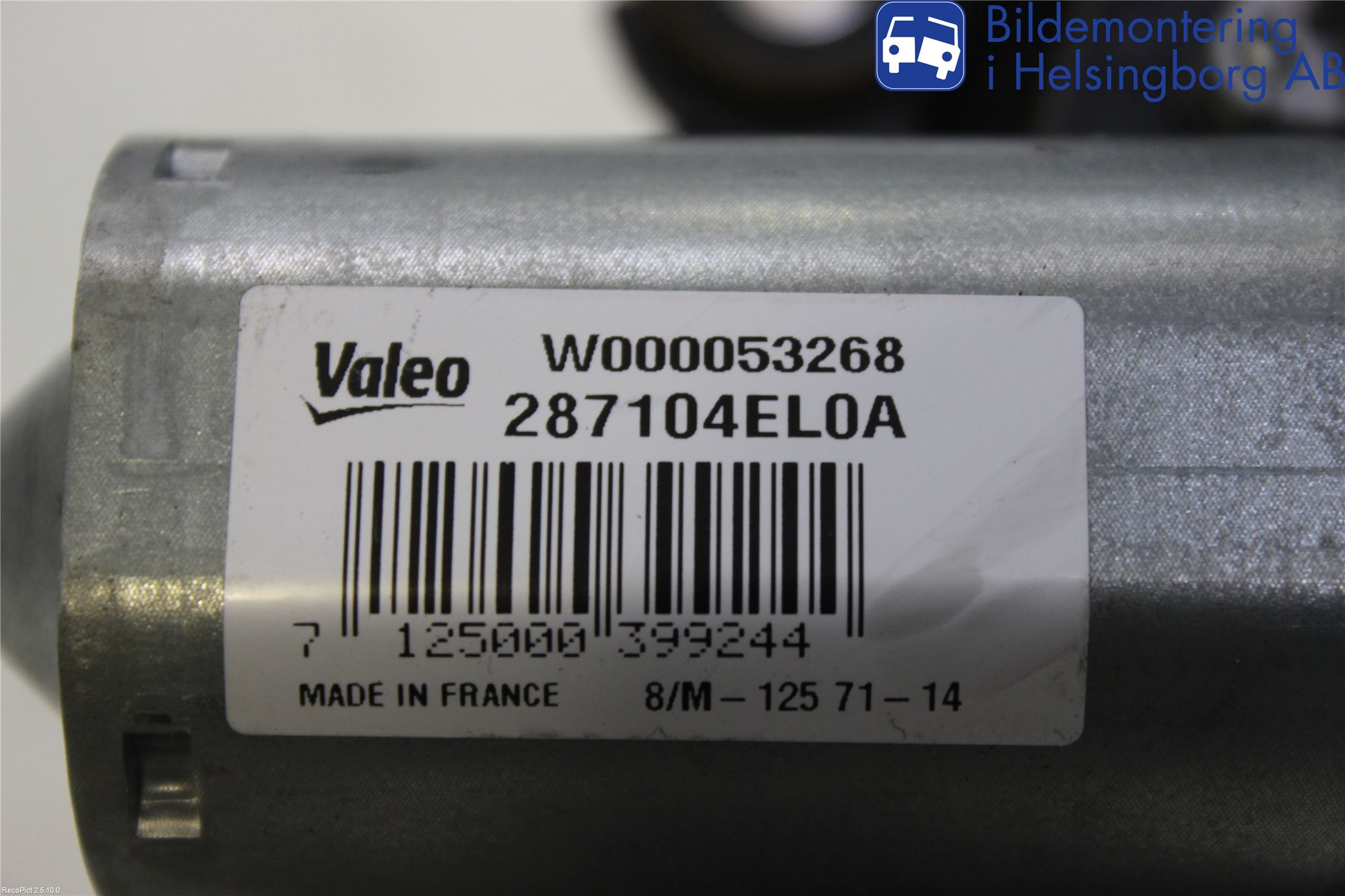 Nissan QASHQAI 14-17 Torkarmotor Baklucka