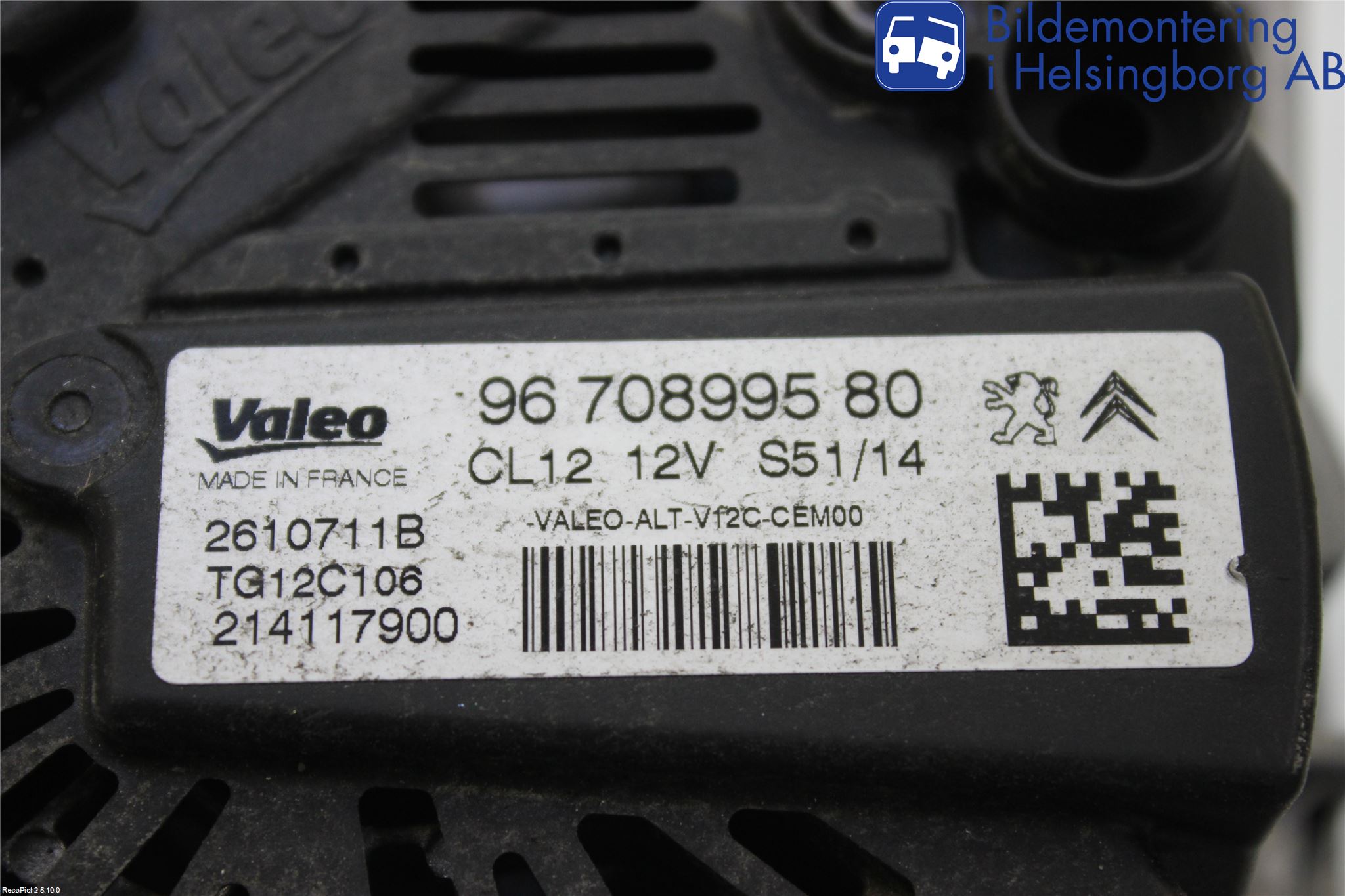 Peugeot 308 14-21 Generator