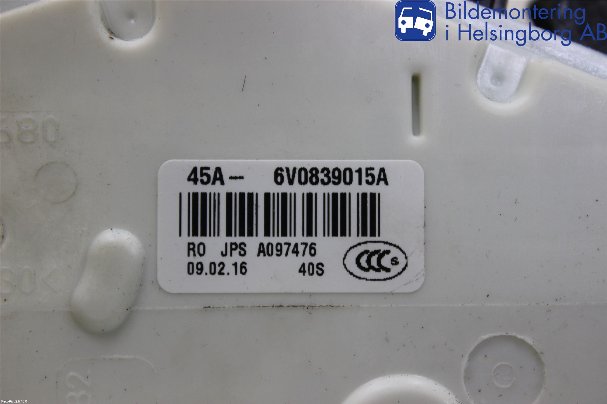 Skoda FABIA 15-21 Centrallåsmotor Vänster