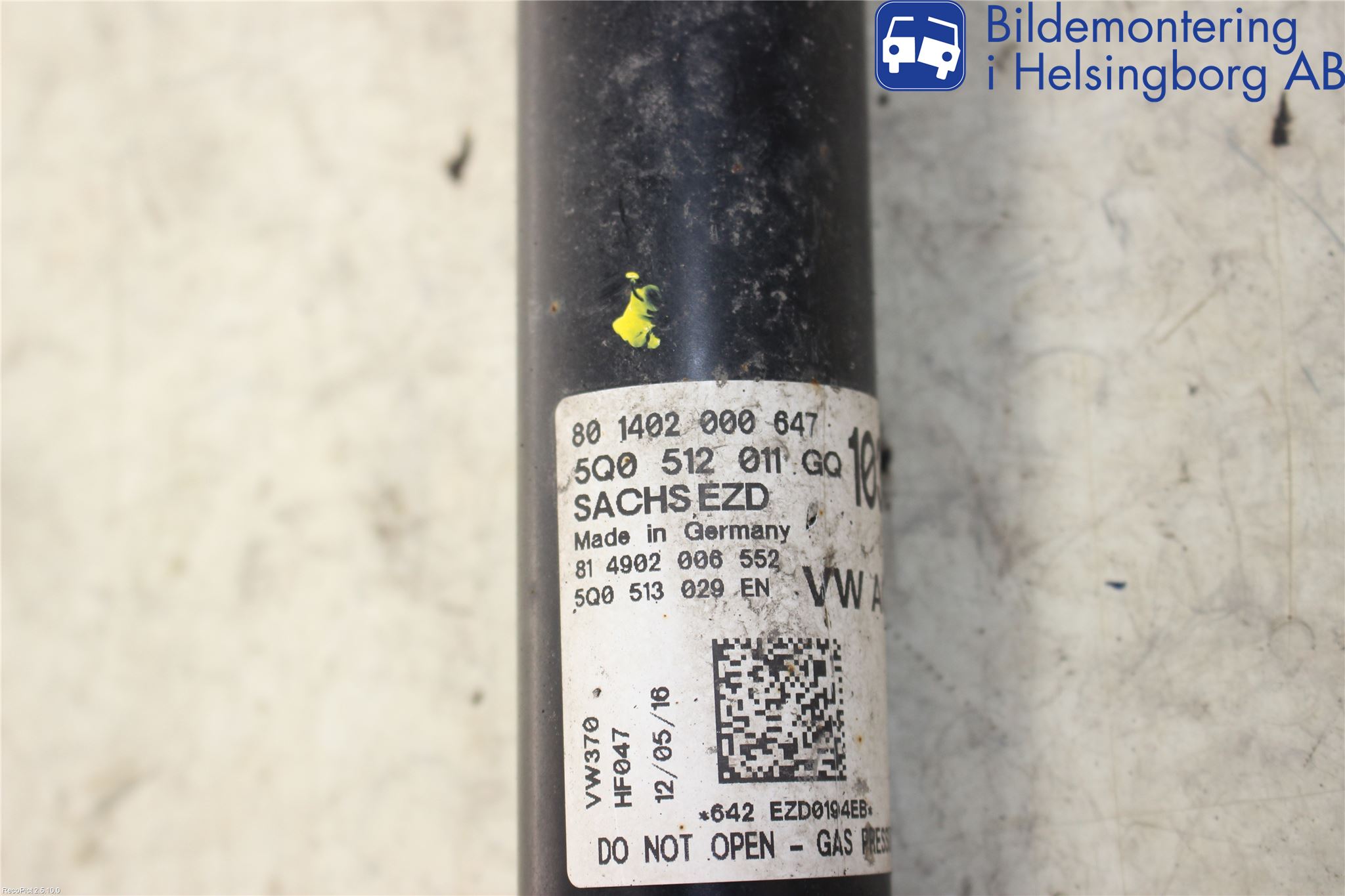 Seat LEON 13-20 Stötdämpare Bak