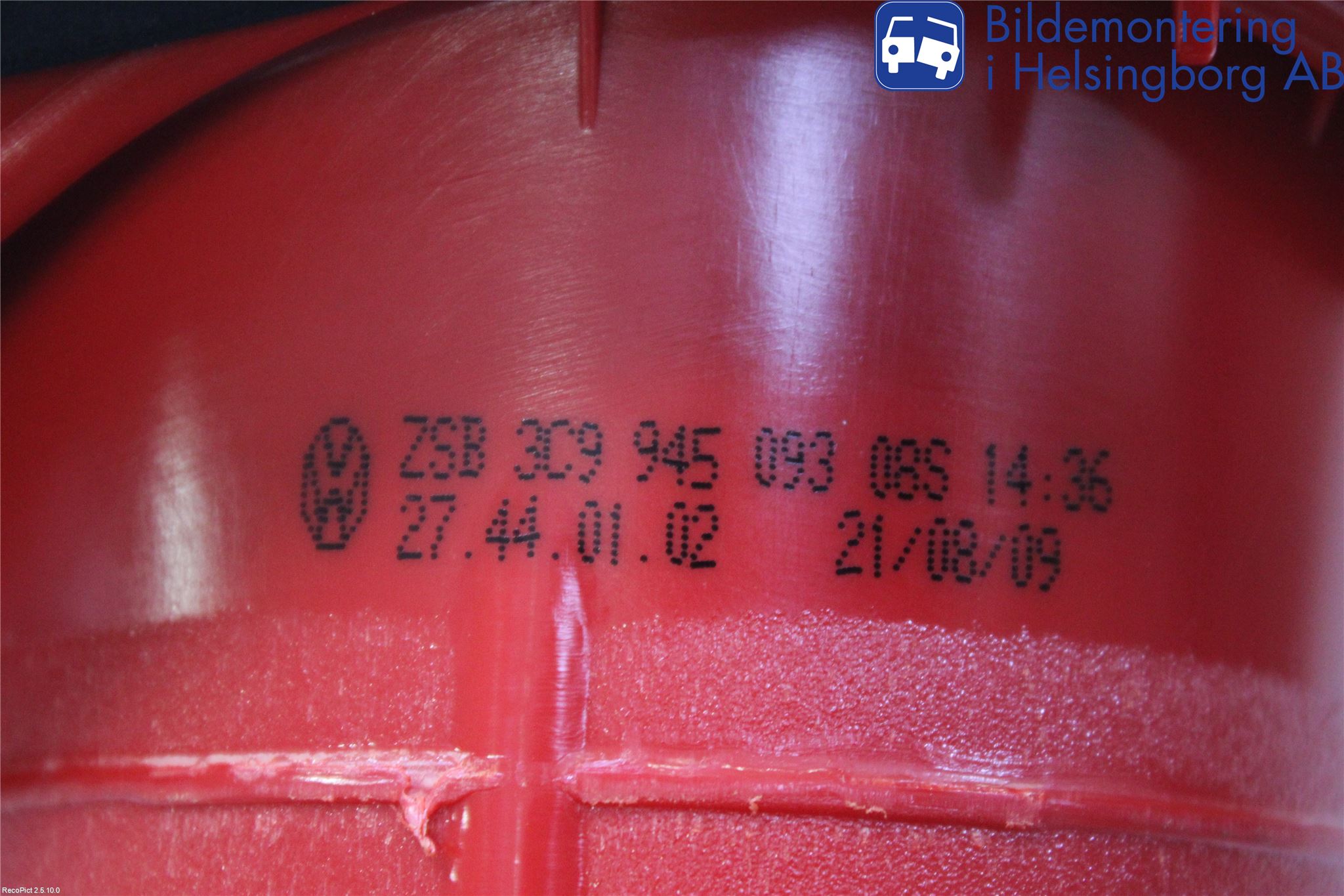 Volkswagen VW PASSAT 05-11 Bakljus Lucka Vä