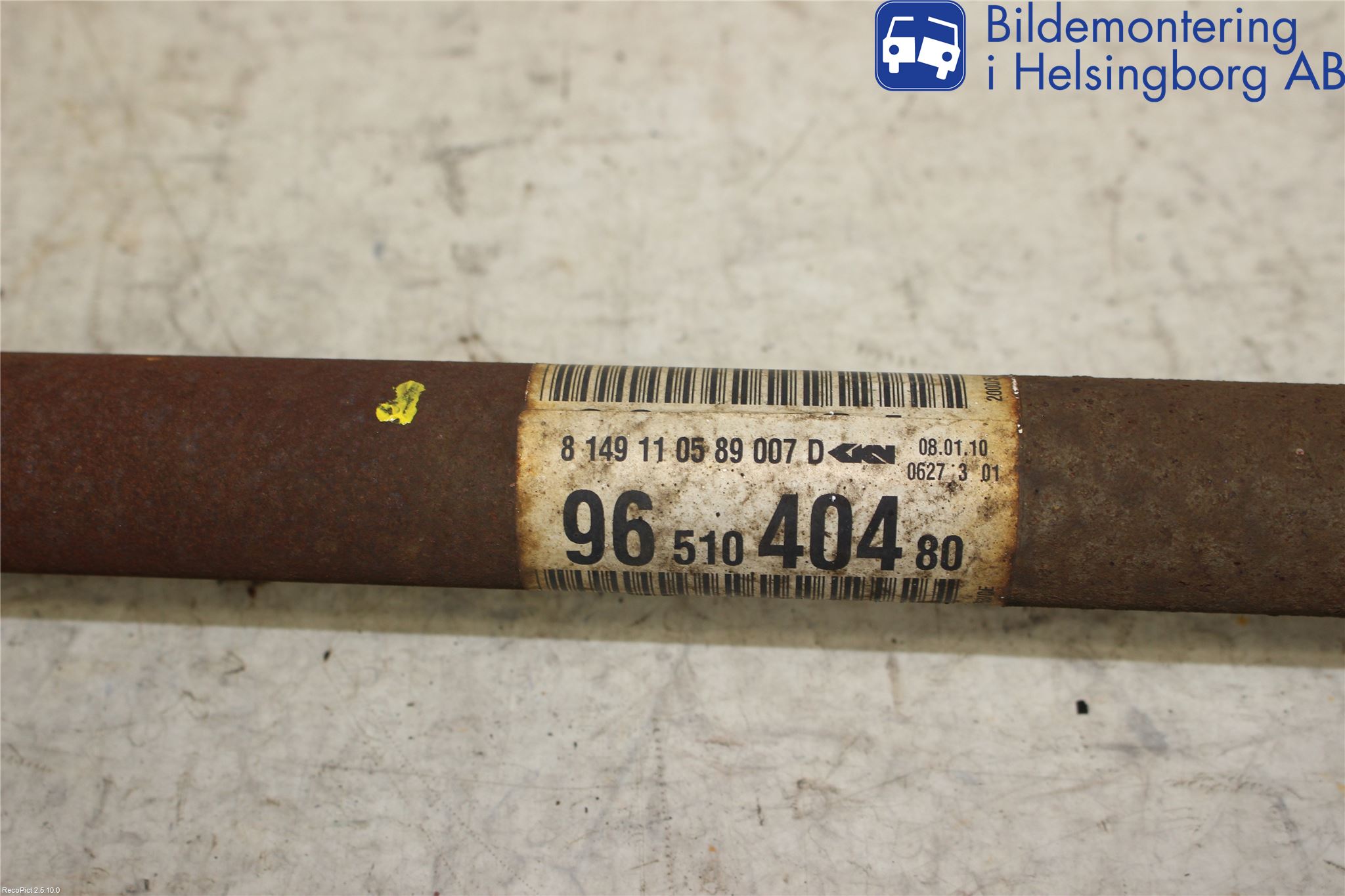 Peugeot 207 Drivaxel Fram Höger