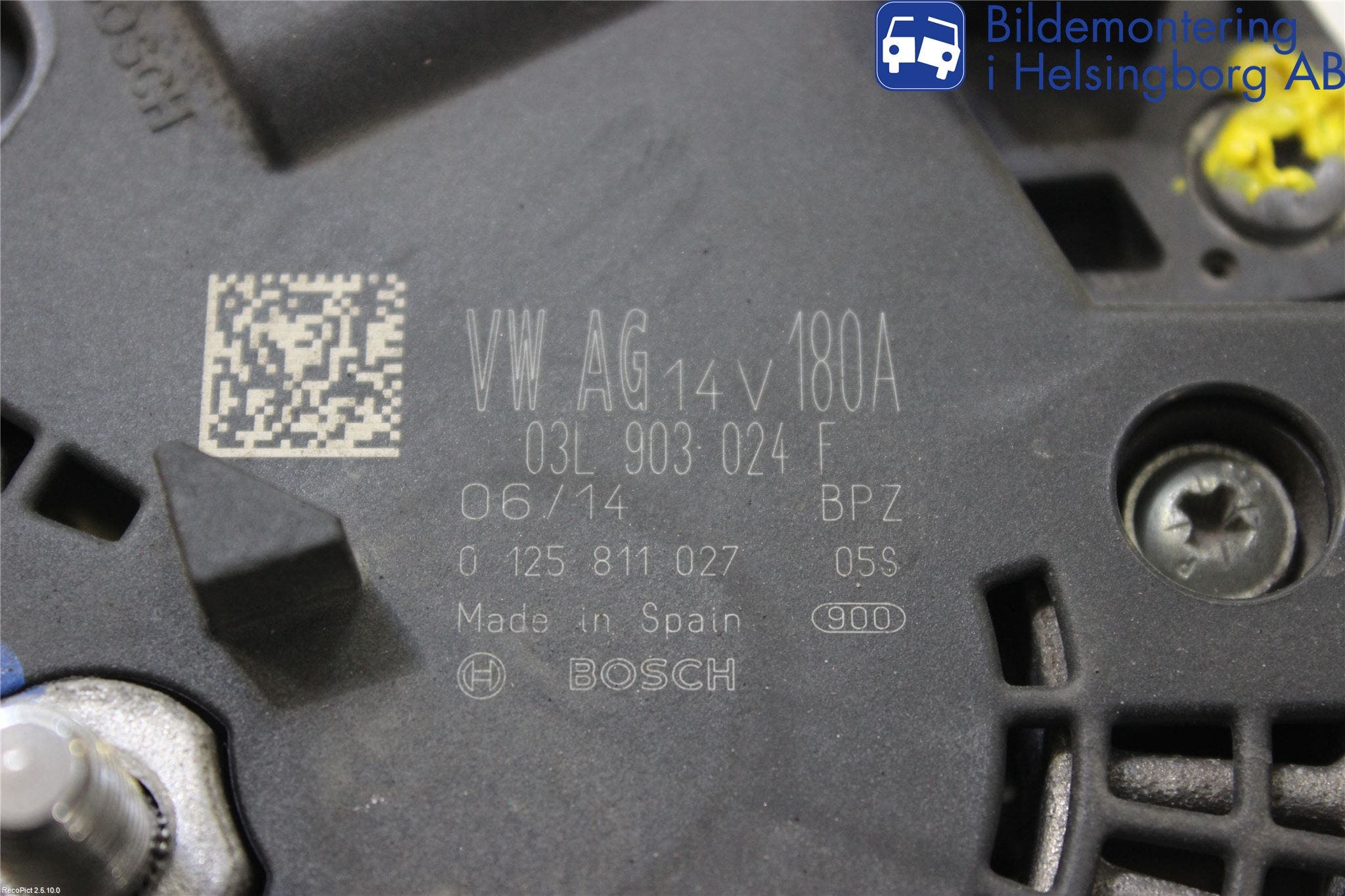 Volkswagen VW SHARAN 11- Generator