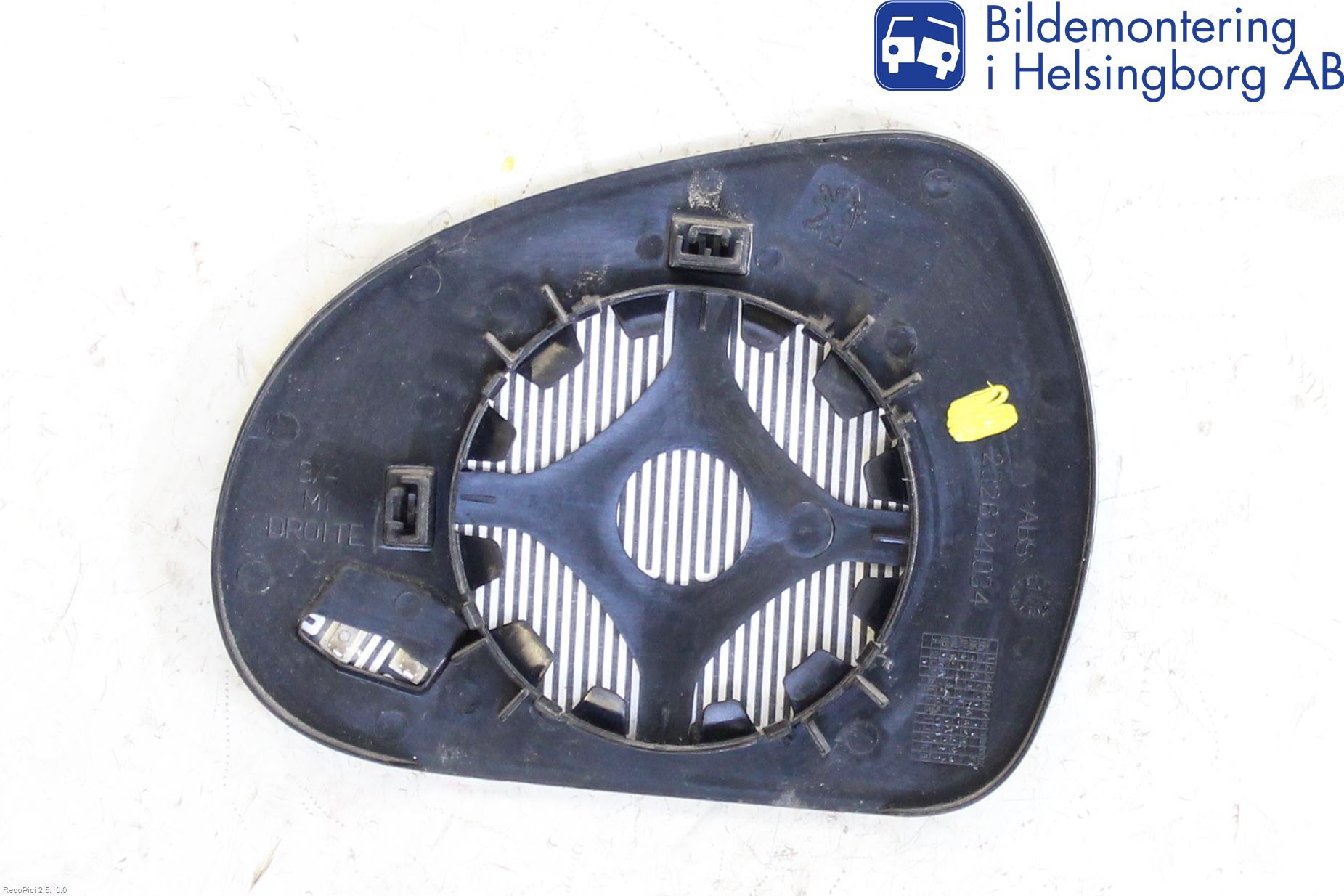 Peugeot 207 Spegelglas Hö